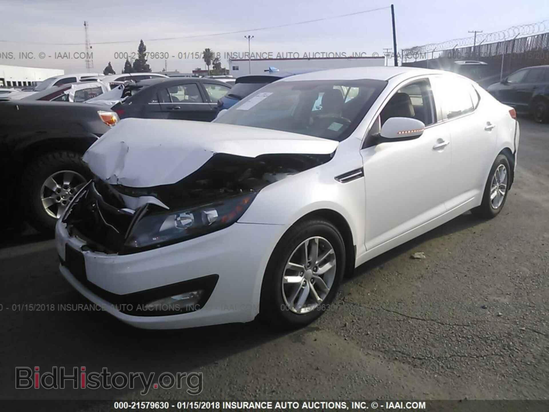 2013 Kia Optima - VIN: KNAGM4A78D5381379 - Фото 2