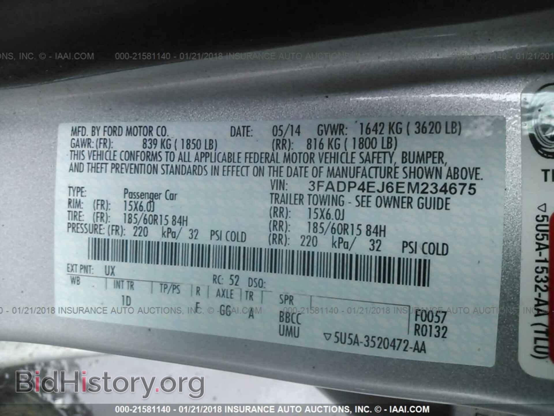 2014 Ford Fiesta - VIN: 3FADP4EJ6EM234675 - Photo 9