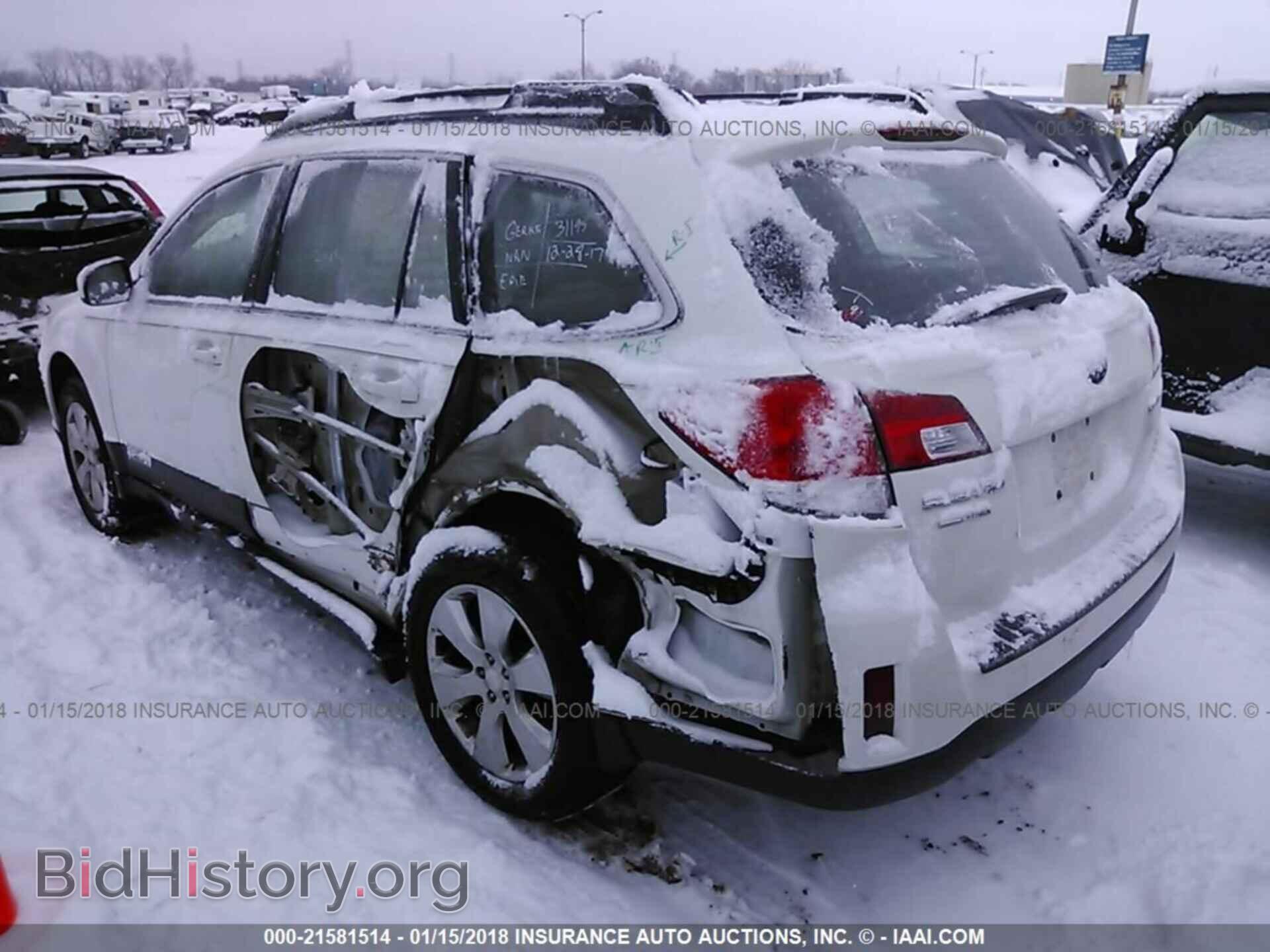 2012 Subaru Outback - VIN: 4S4BRCAC2C3263307 - Фото 3