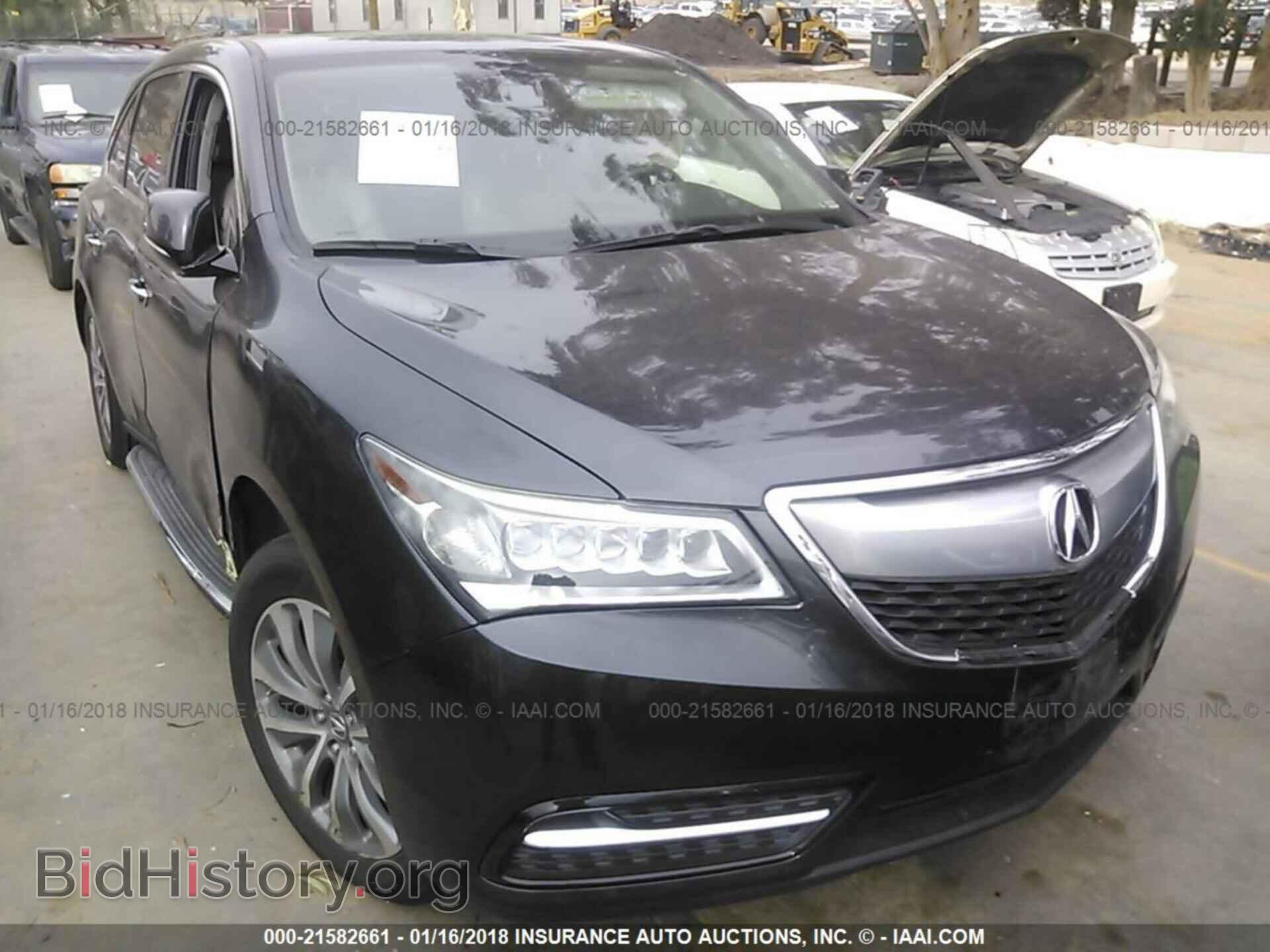 Фотография 5FRYD3H42EB004171 - Acura Mdx 2014
