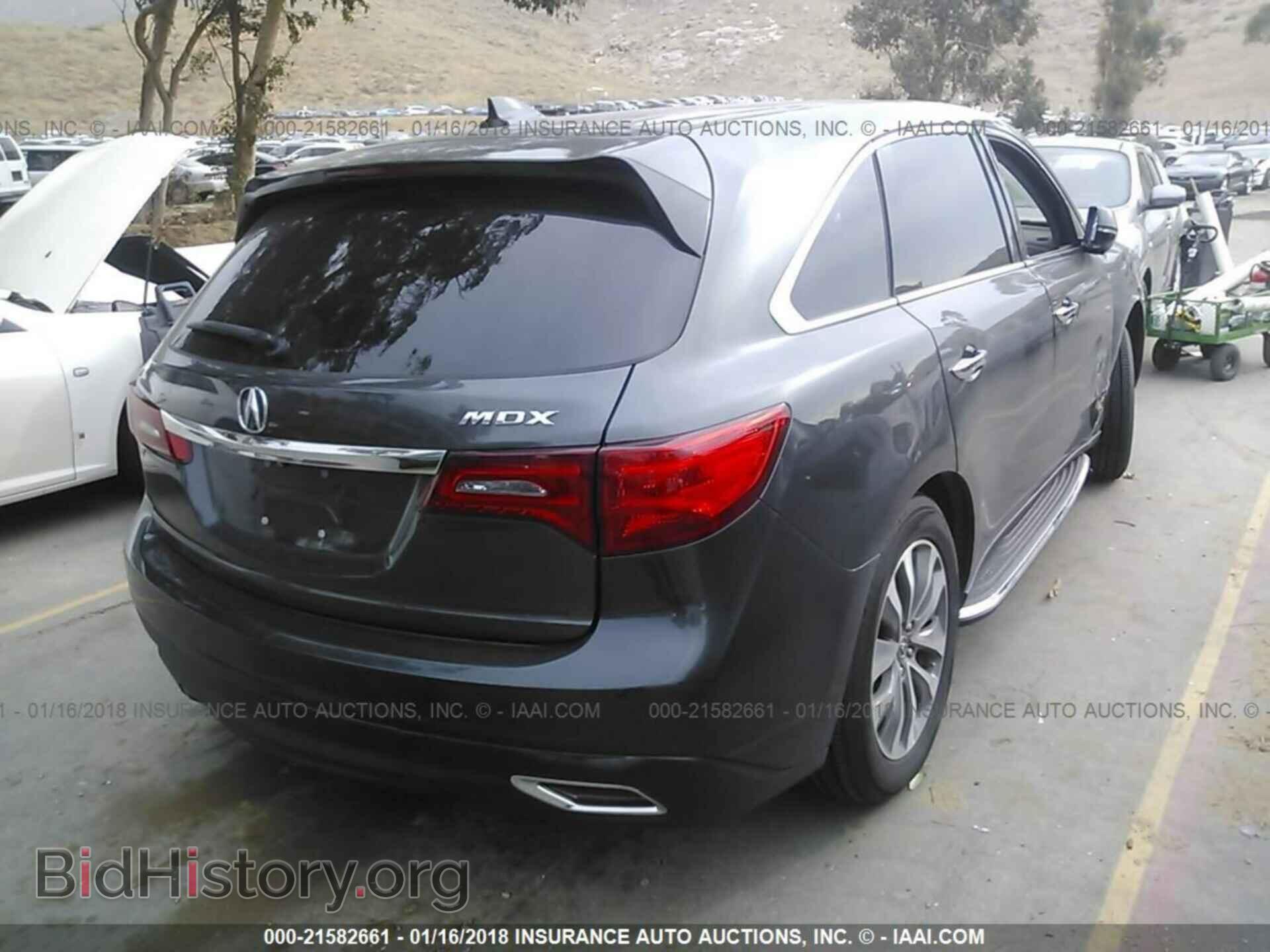 2014 Acura Mdx - VIN: 5FRYD3H42EB004171 - Фото 4