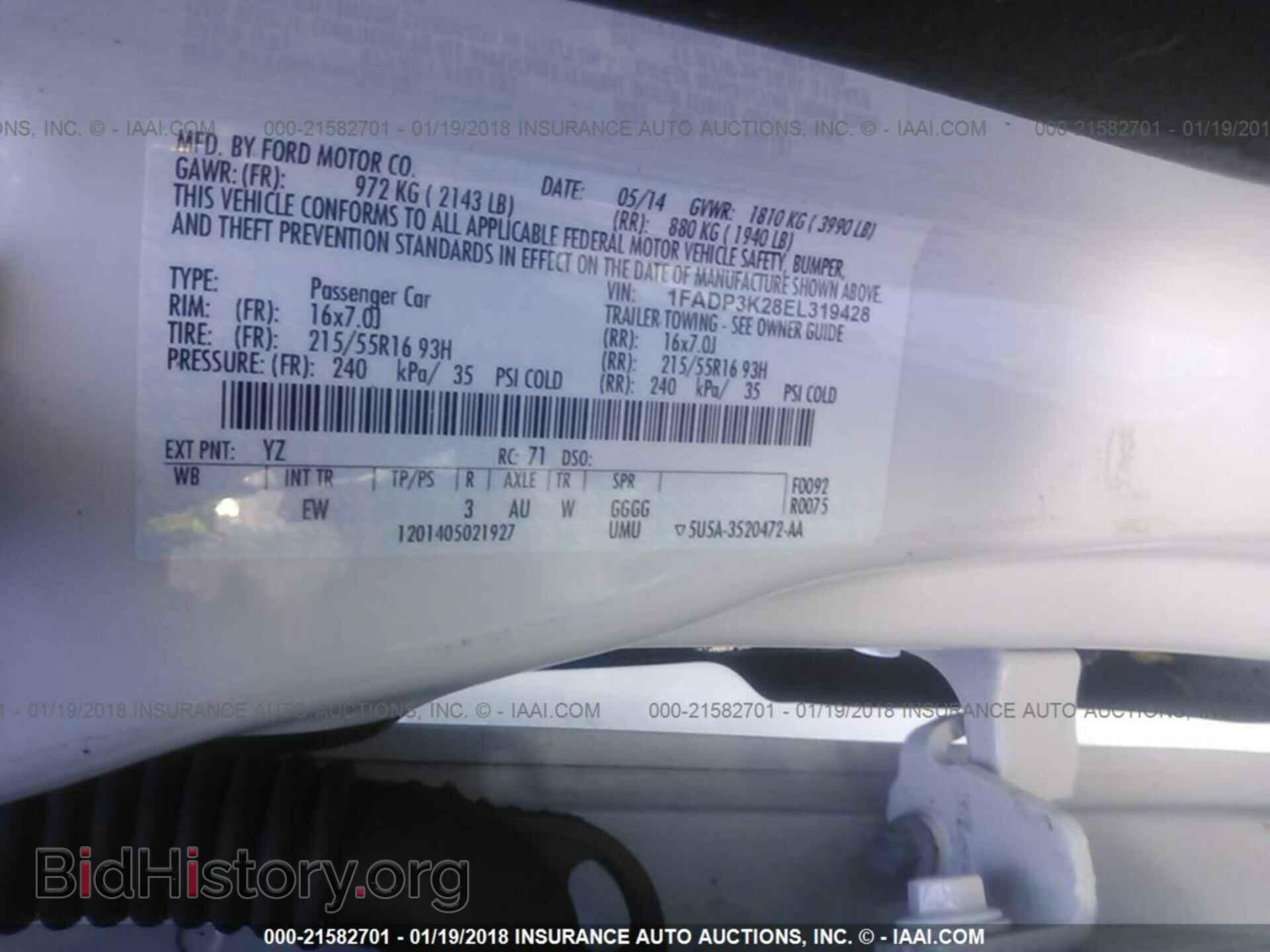 2014 Ford Focus - VIN: 1FADP3K28EL319428 - Photo 9