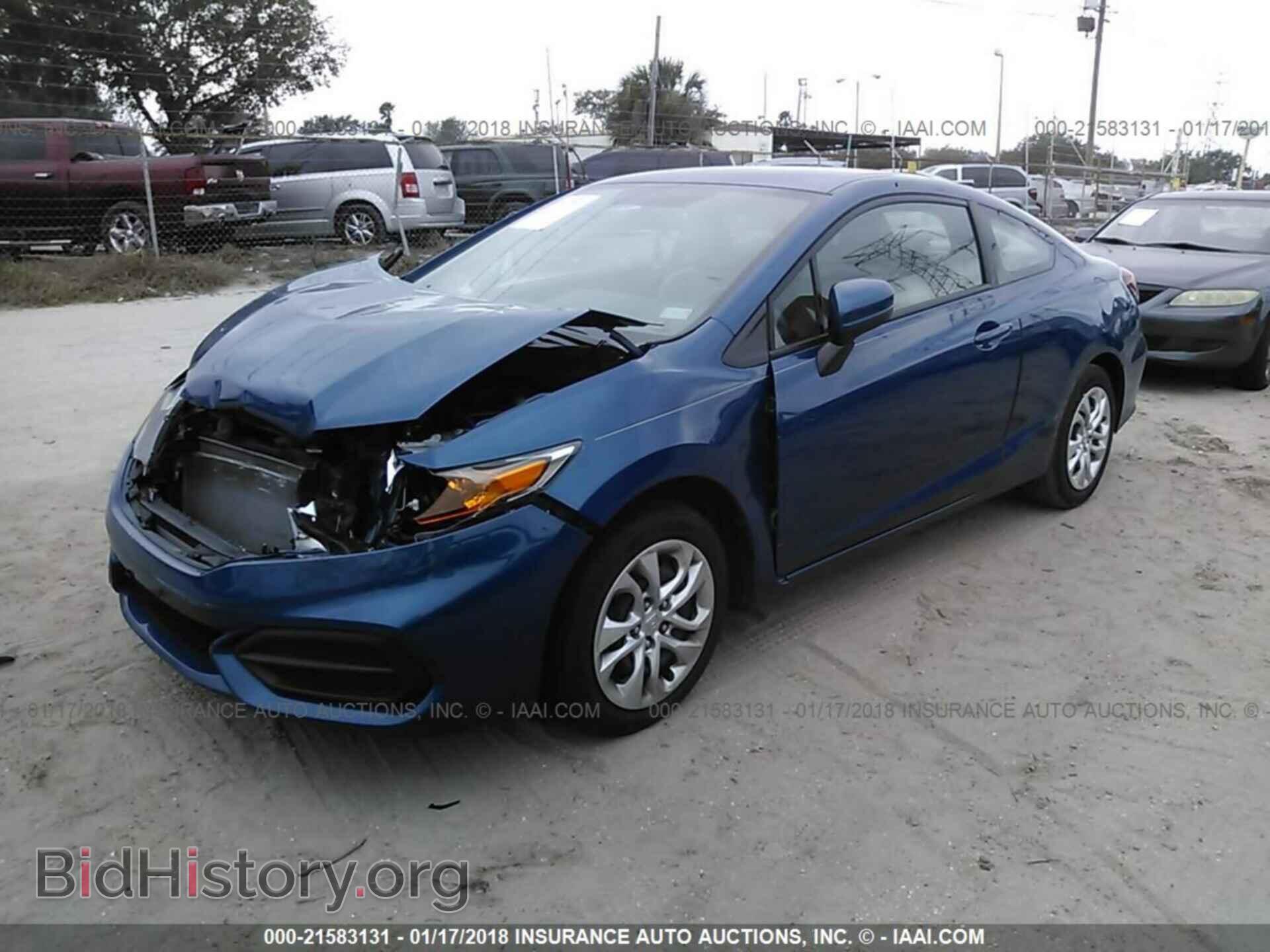 2014 Honda Civic - VIN: 2HGFG3B56EH500054 - Фото 2