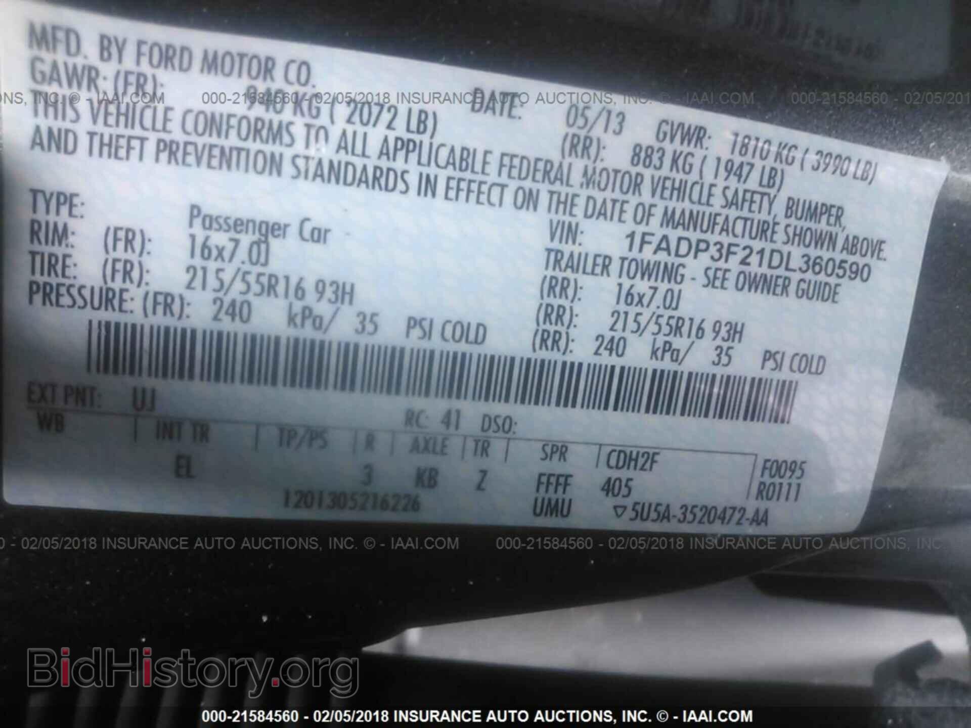2013 Ford Focus - VIN: 1FADP3F21DL360590 - Photo 9