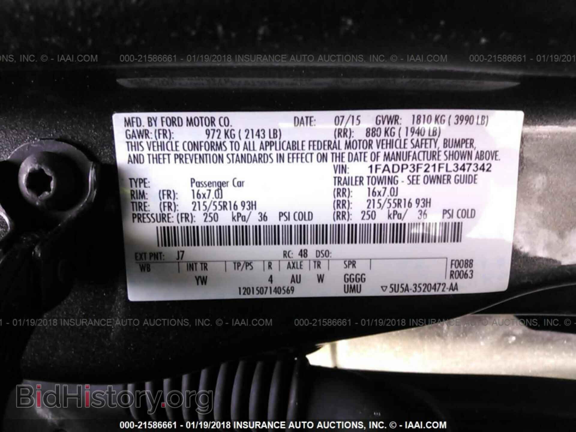 2015 Ford Focus - VIN: 1FADP3F21FL347342 - Photo 9