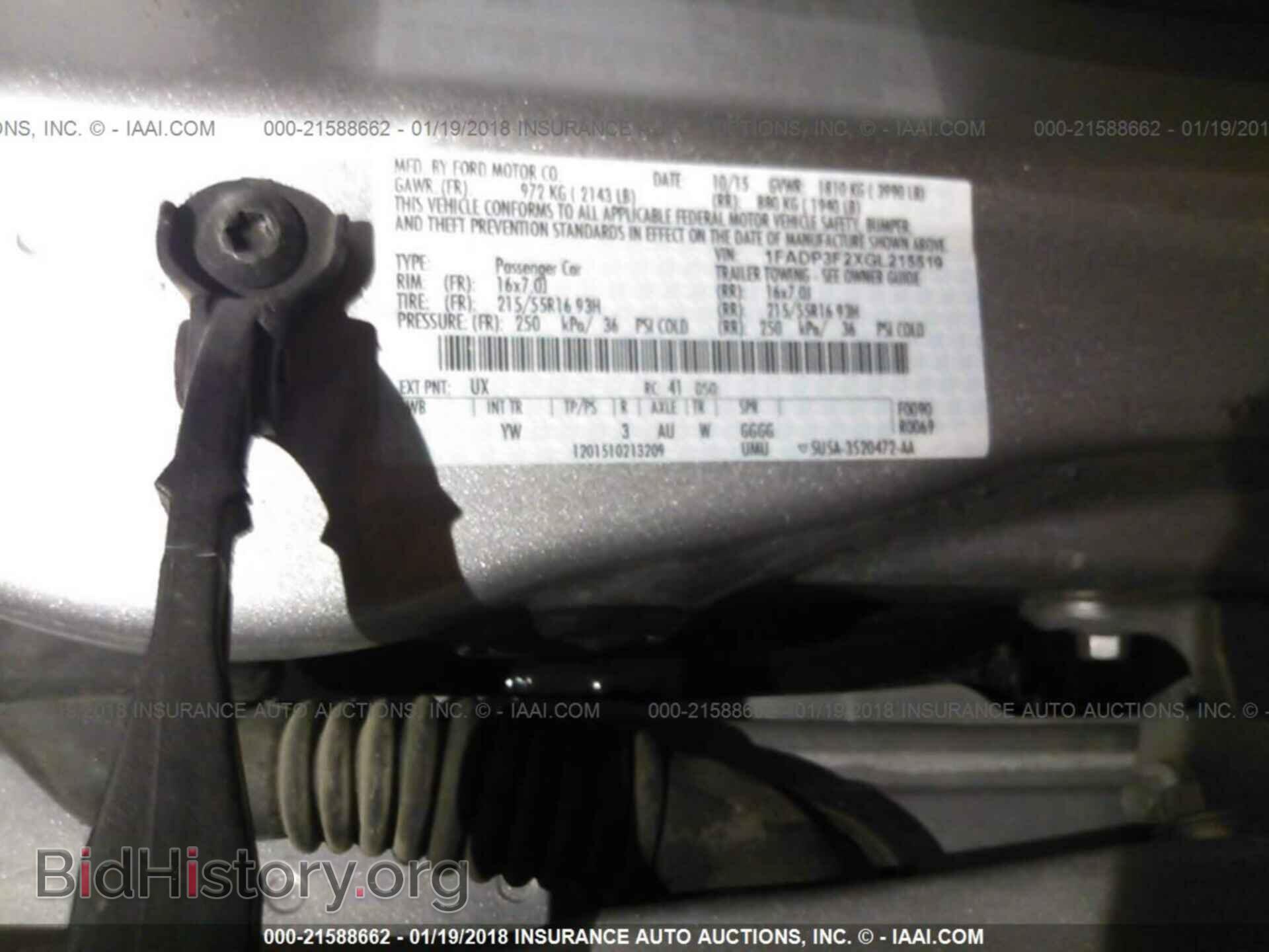 2016 Ford Focus - VIN: 1FADP3F2XGL215519 - Фото 9