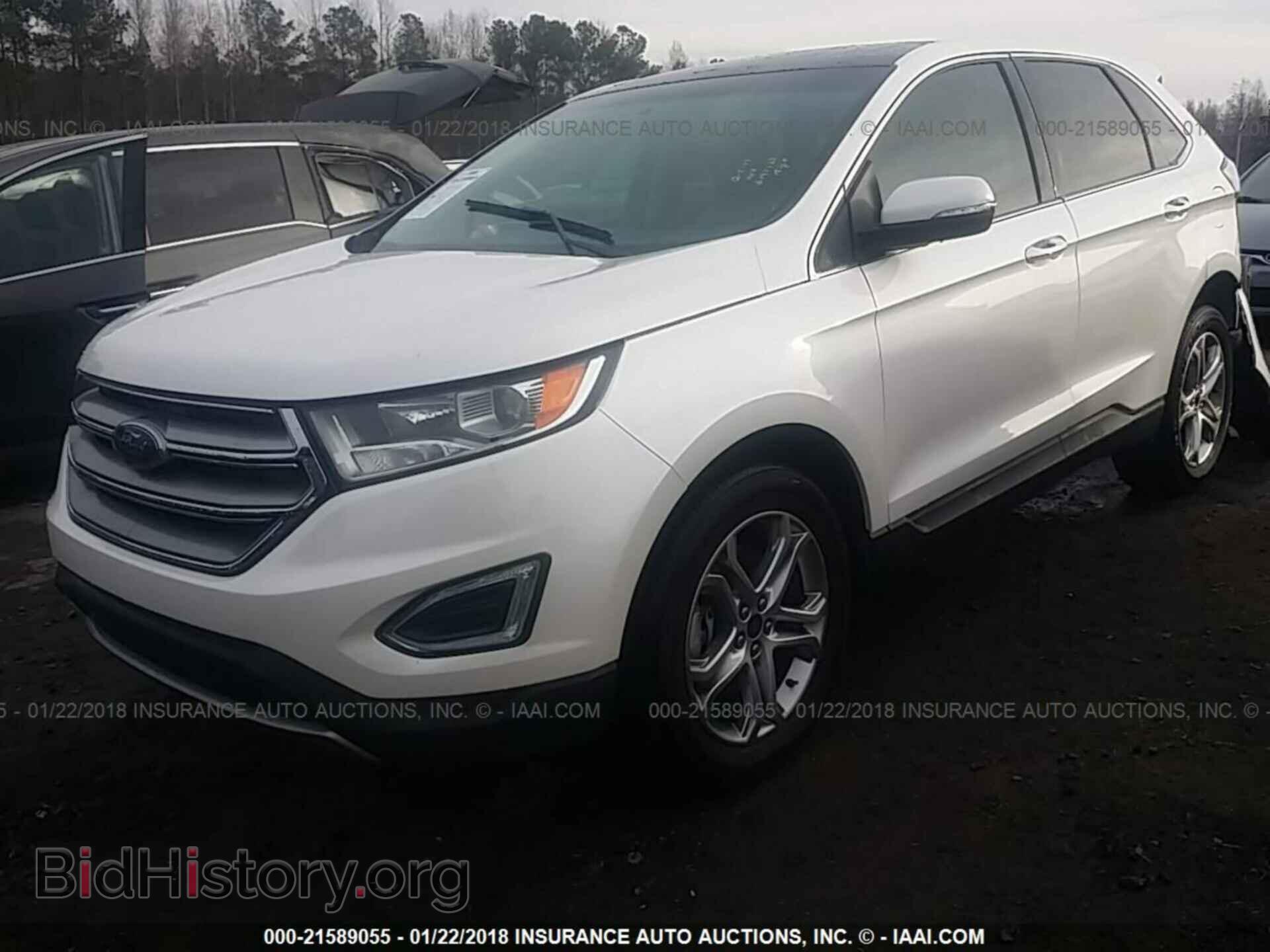 2015 Ford Edge - VIN: 2FMTK3K83FBB05372 - Фото 2