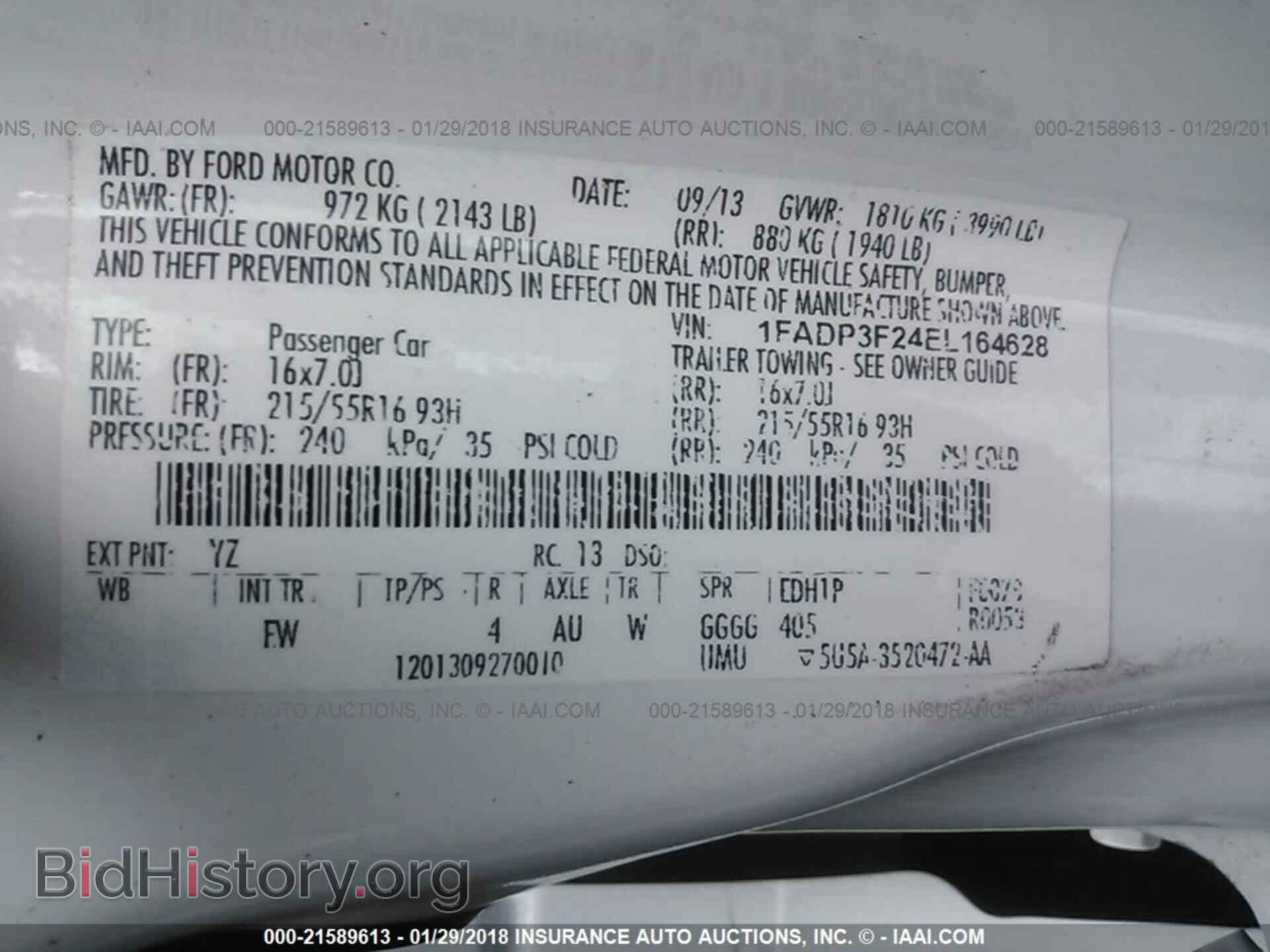 2014 Ford Focus - VIN: 1FADP3F24EL164628 - Photo 9