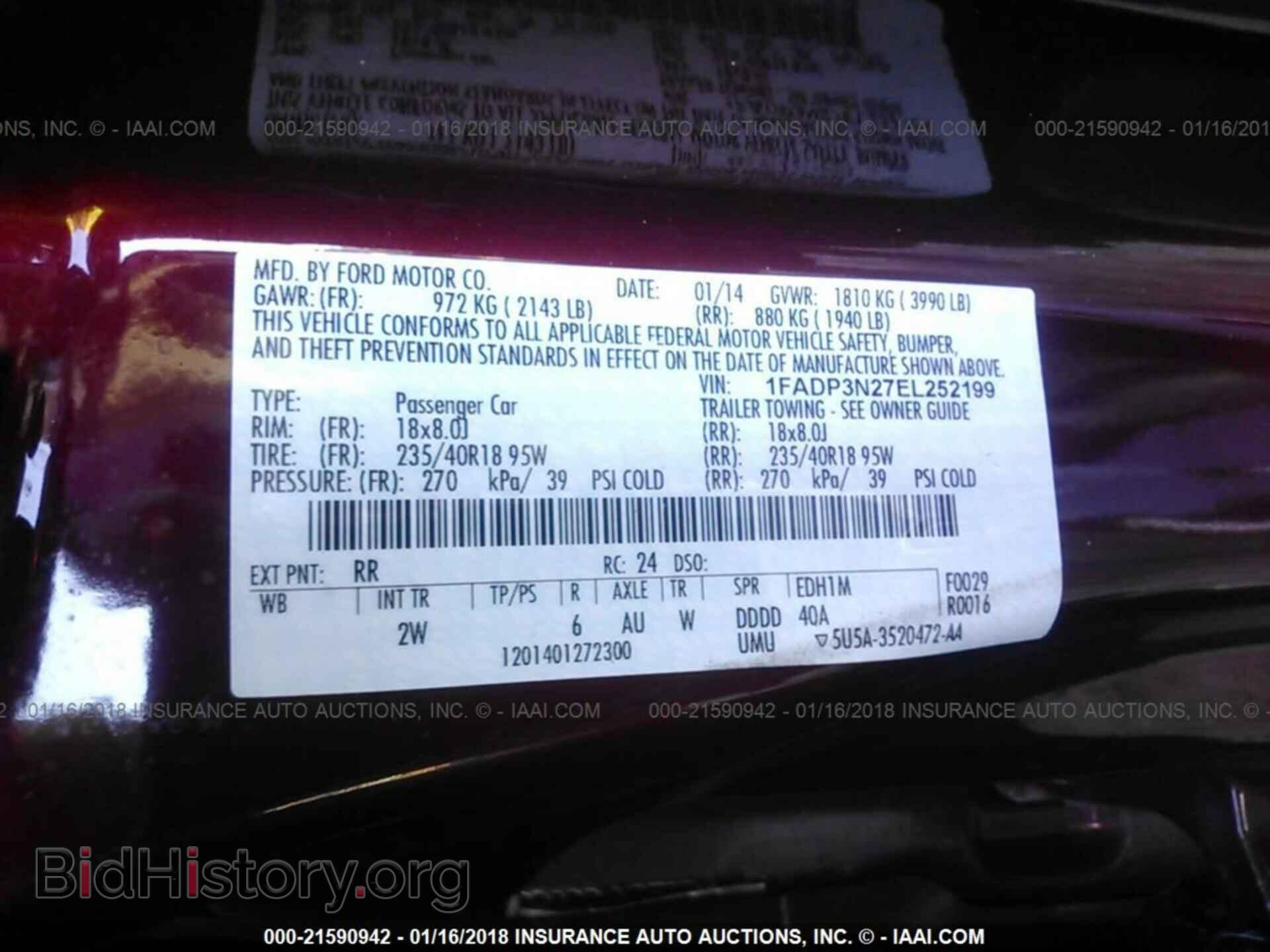 2014 Ford Focus - VIN: 1FADP3N27EL252199 - Photo 9