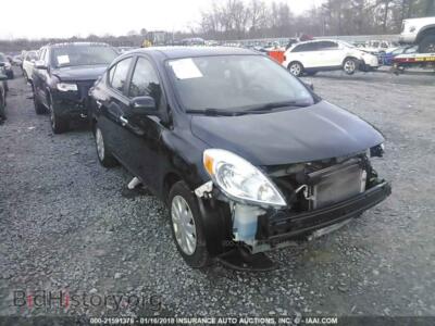 2013 Nissan VERSA, black — VIN 3N1CN7AP8DL847718, IAAI