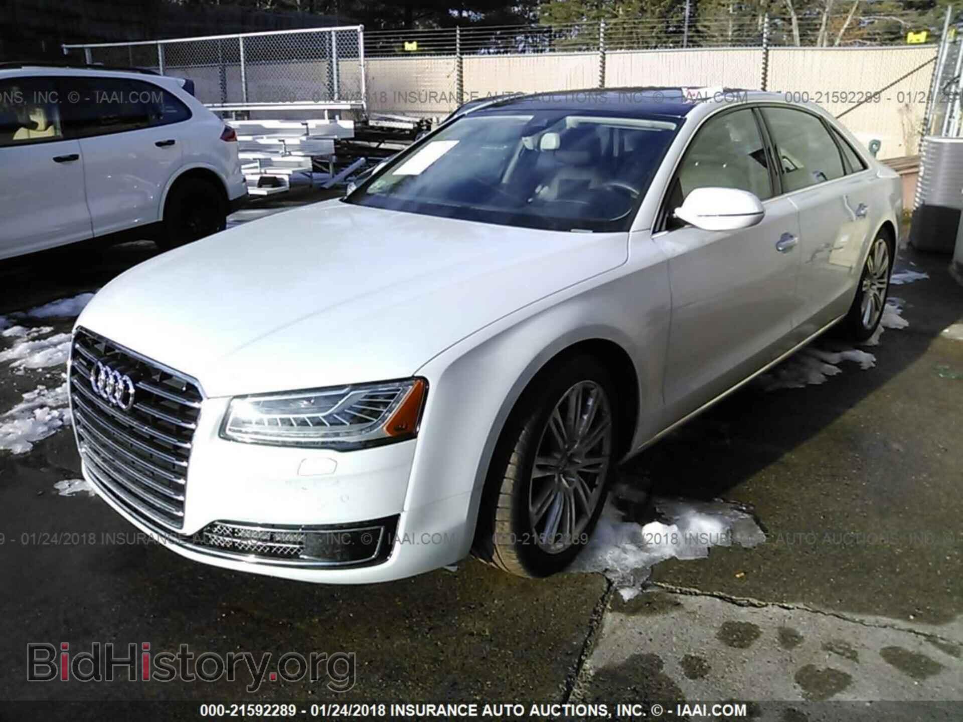 2015 Audi A8 - VIN: WAU3GAFD2FN001023 - Фото 2