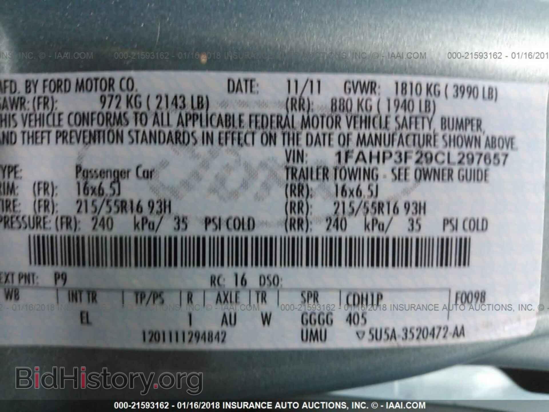 2012 Ford Focus - VIN: 1FAHP3F29CL297657 - Photo 9