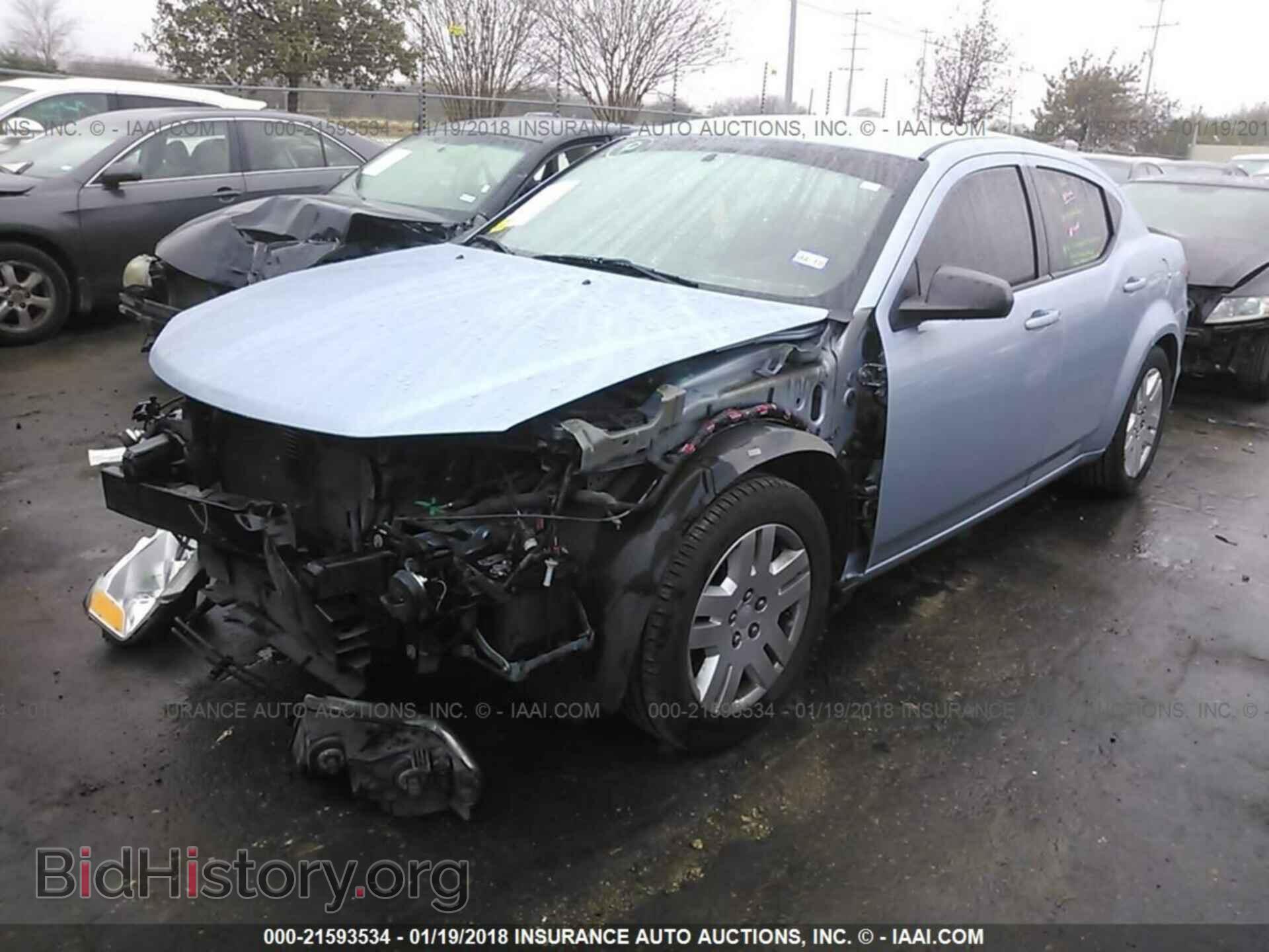 2013 Dodge Avenger - VIN: 1C3CDZAB2DN690319 - Фото 2