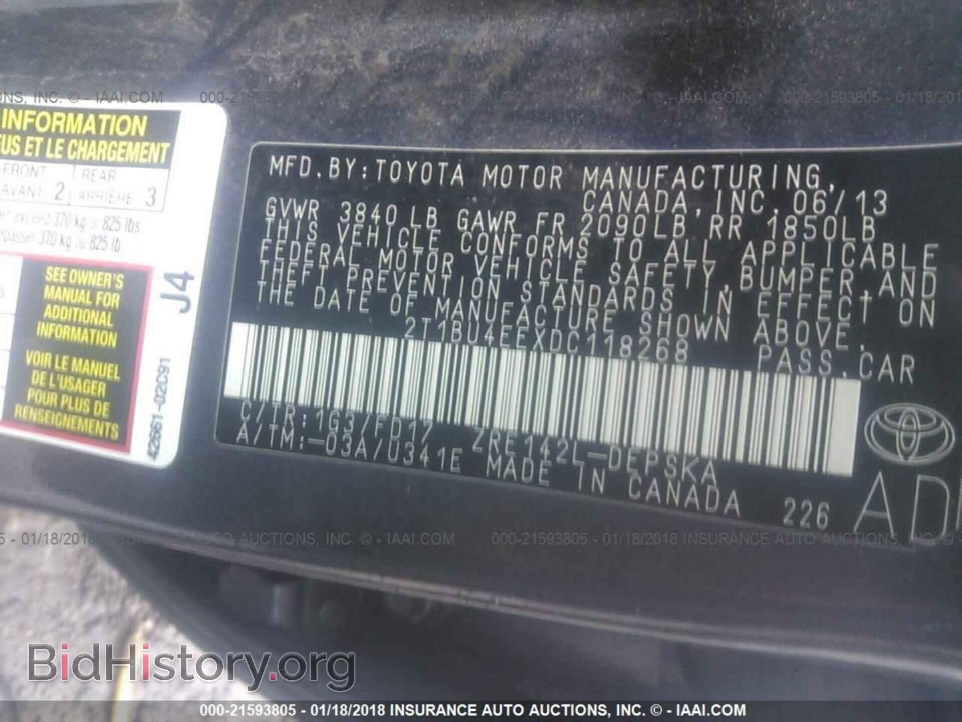 2013 Toyota Corolla - VIN: 2T1BU4EEXDC118268 - Photo 9