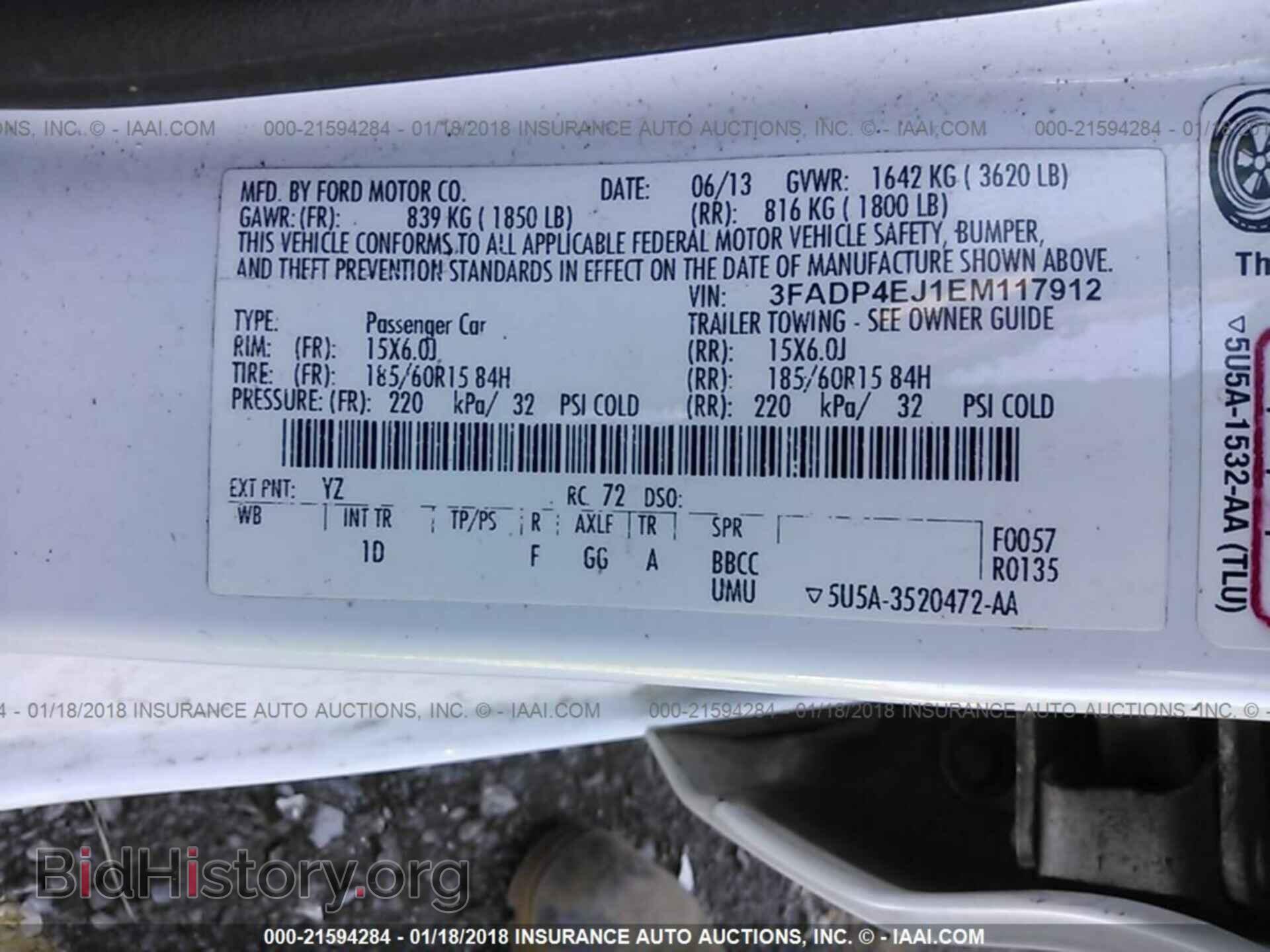 2014 Ford Fiesta - VIN: 3FADP4EJ1EM117912 - Photo 9