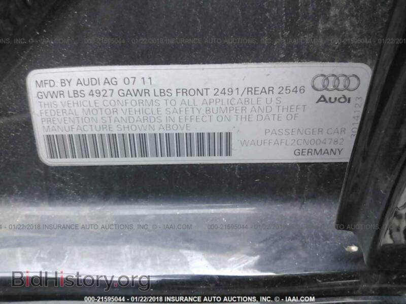 2012 Audi A4 (VIN WAUFFAFL2CN004782) — photo 9 of 10