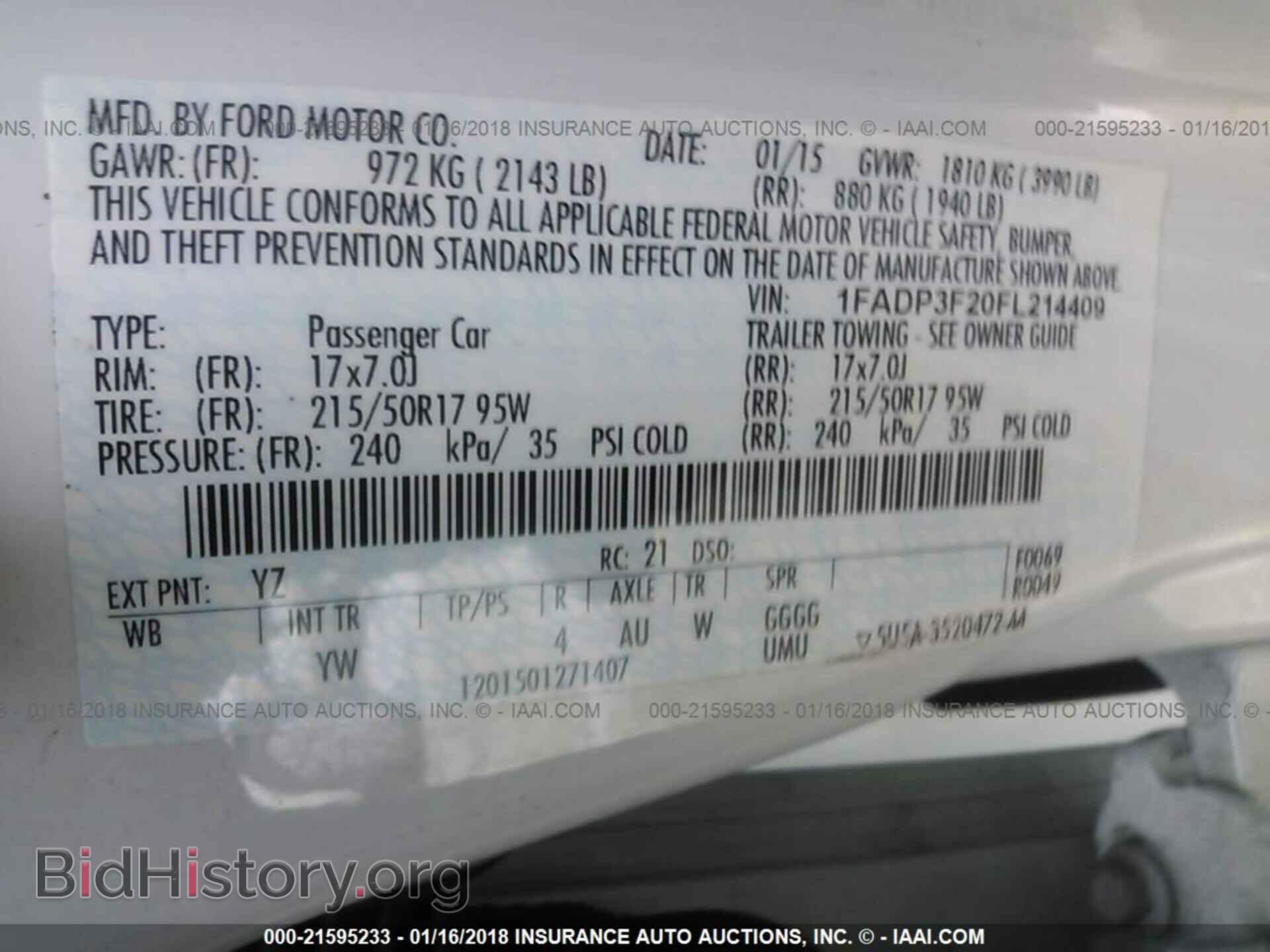 2015 Ford Focus - VIN: 1FADP3F20FL214409 - Photo 9