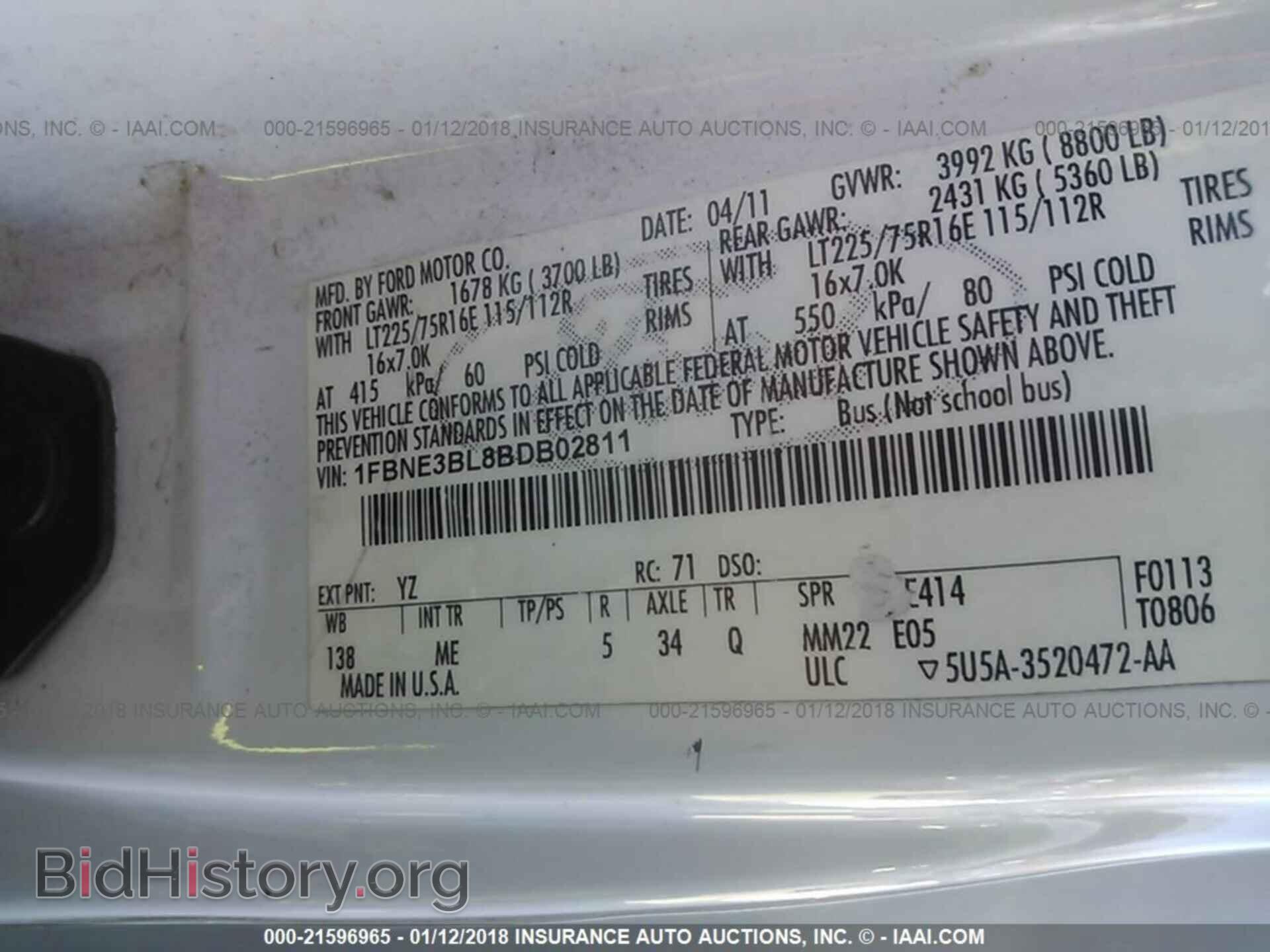2011 Ford Econoline - VIN: 1FBNE3BL8BDB02811 - Photo 9