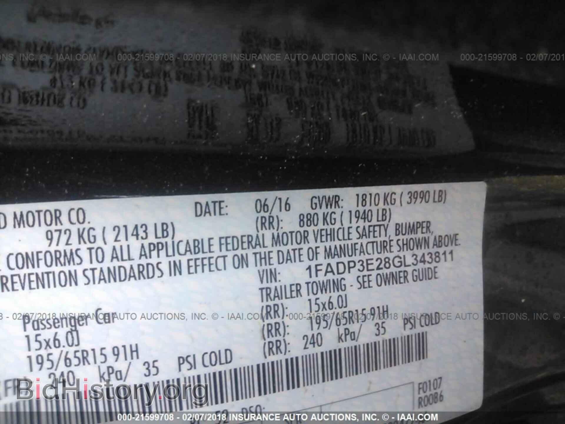 2016 Ford Focus - VIN: 1FADP3E28GL343811 - Фото 9