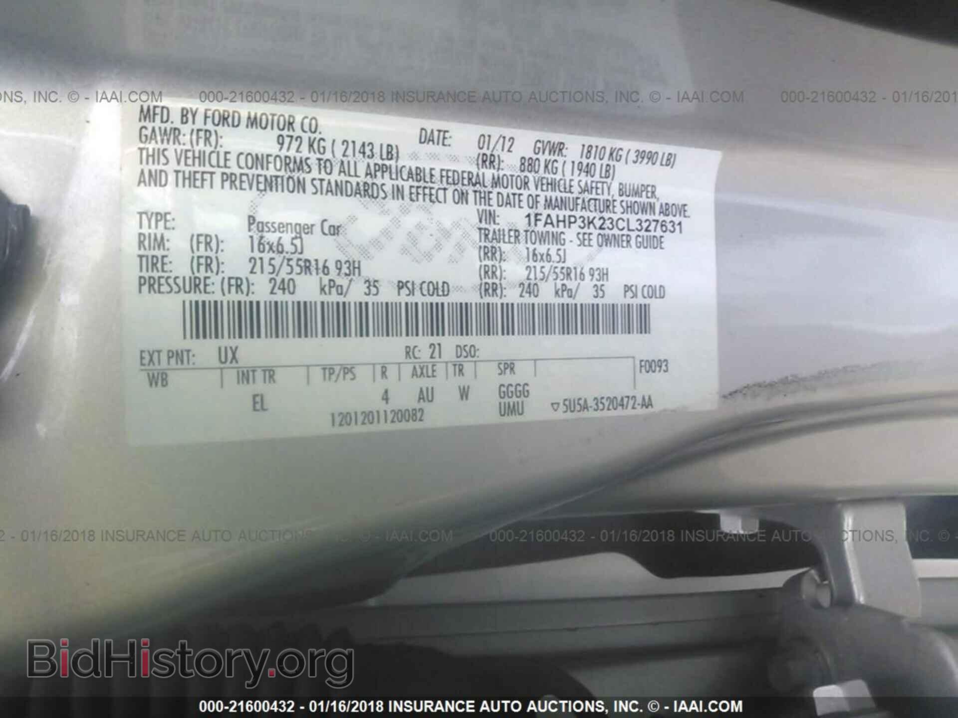 2012 Ford Focus - VIN: 1FAHP3K23CL327631 - Photo 9