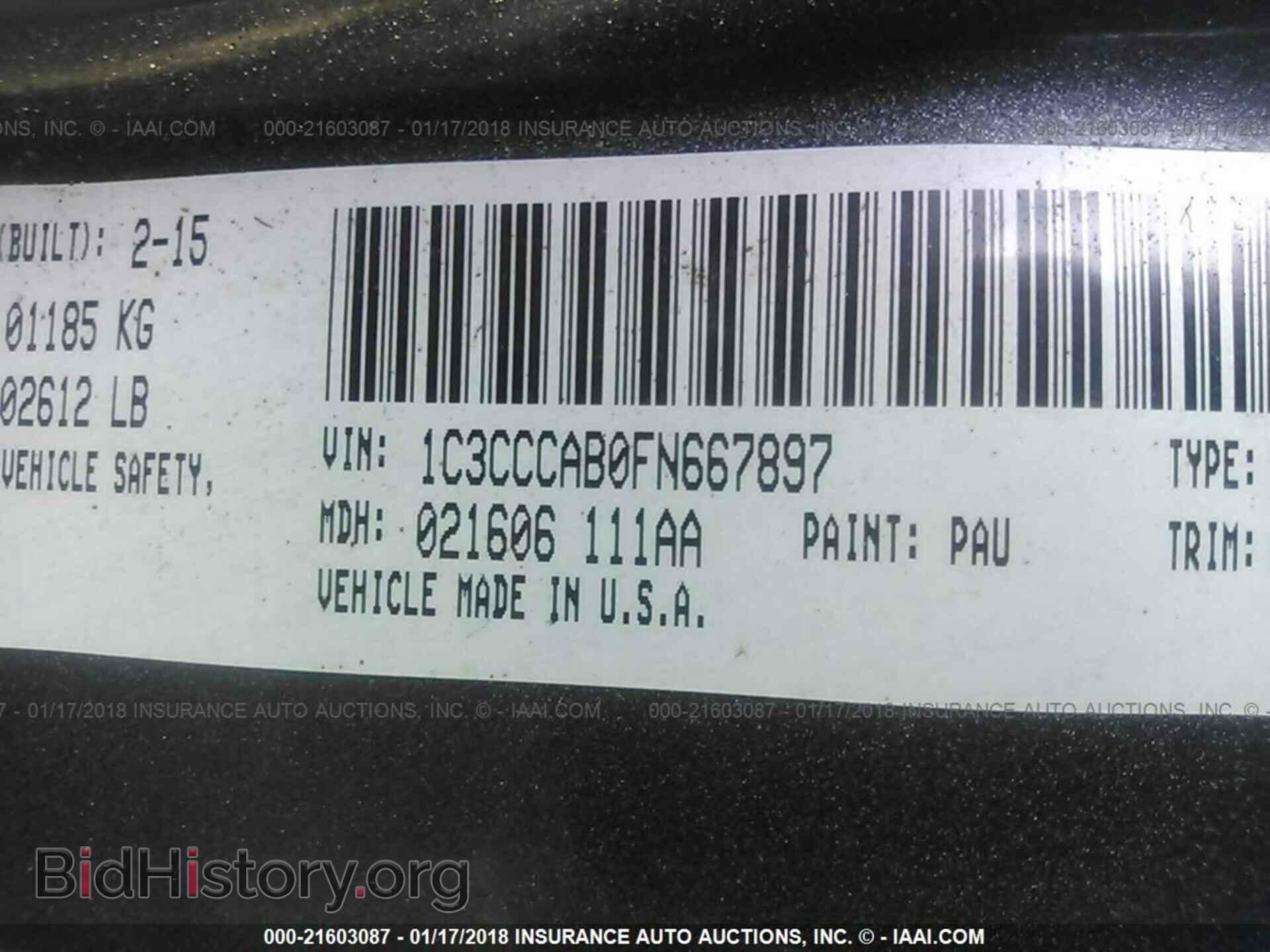 2015 Chrysler 200 - VIN: 1C3CCCAB0FN667897 - Photo 9