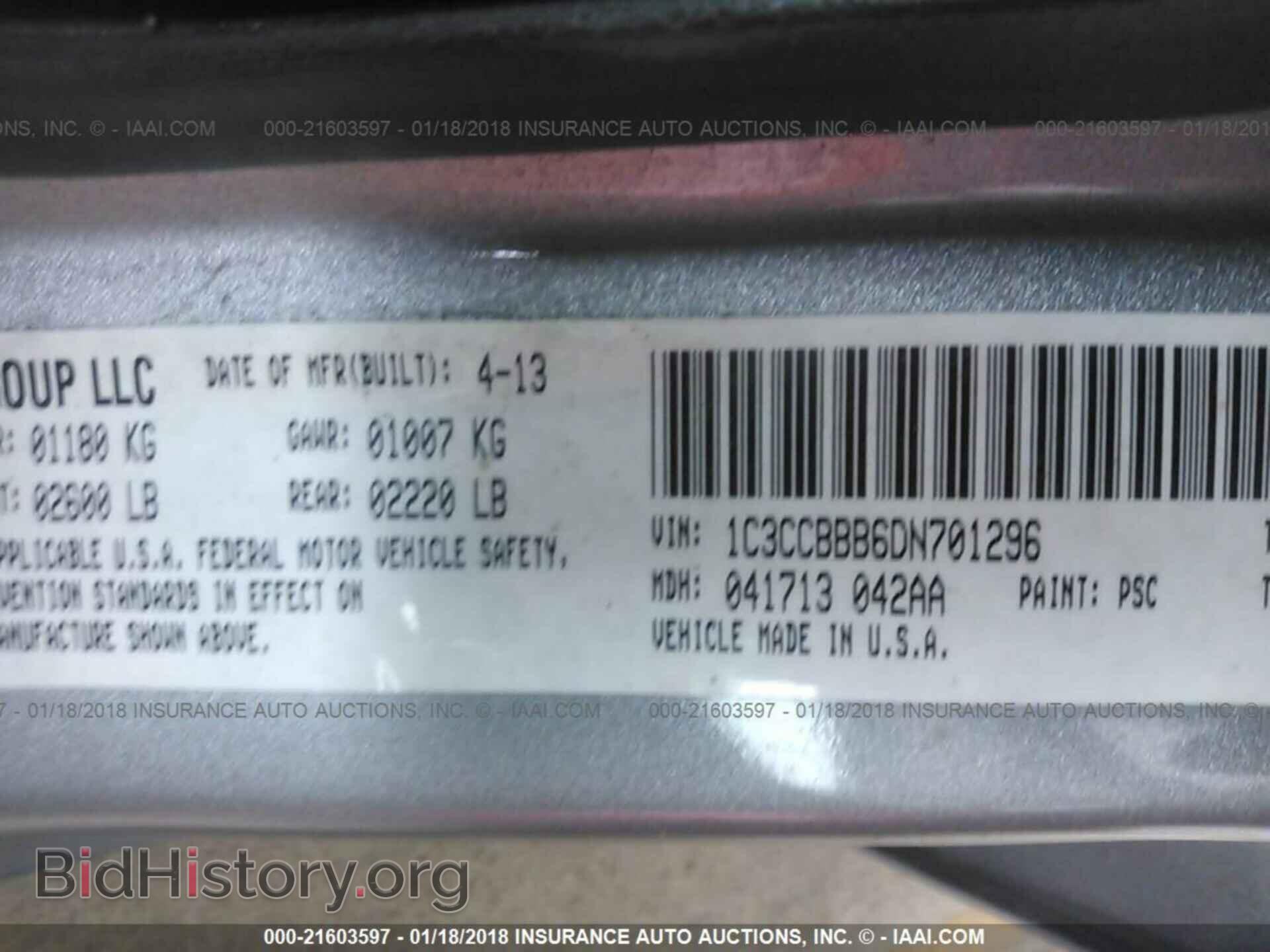 2013 Chrysler 200 - VIN: 1C3CCBBB6DN701296 - Photo 9