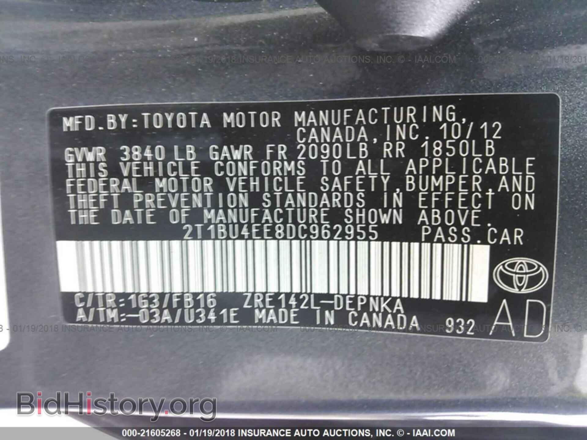 2013 Toyota Corolla - VIN: 2T1BU4EE8DC962955 - Photo 9