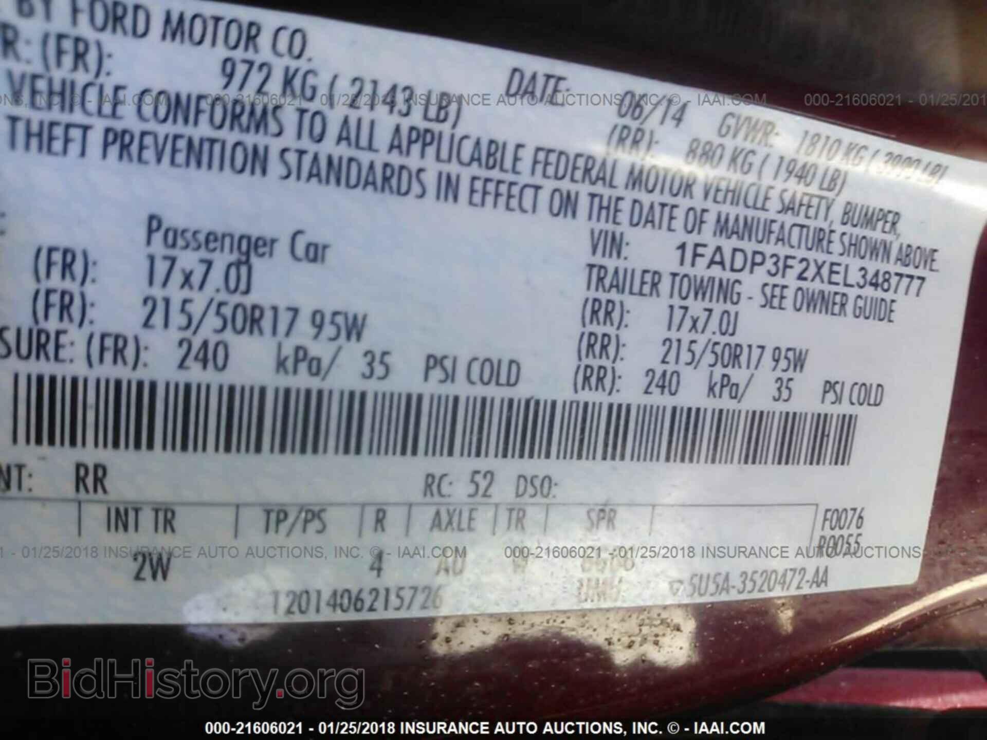 2014 Ford Focus - VIN: 1FADP3F2XEL348777 - Фото 9