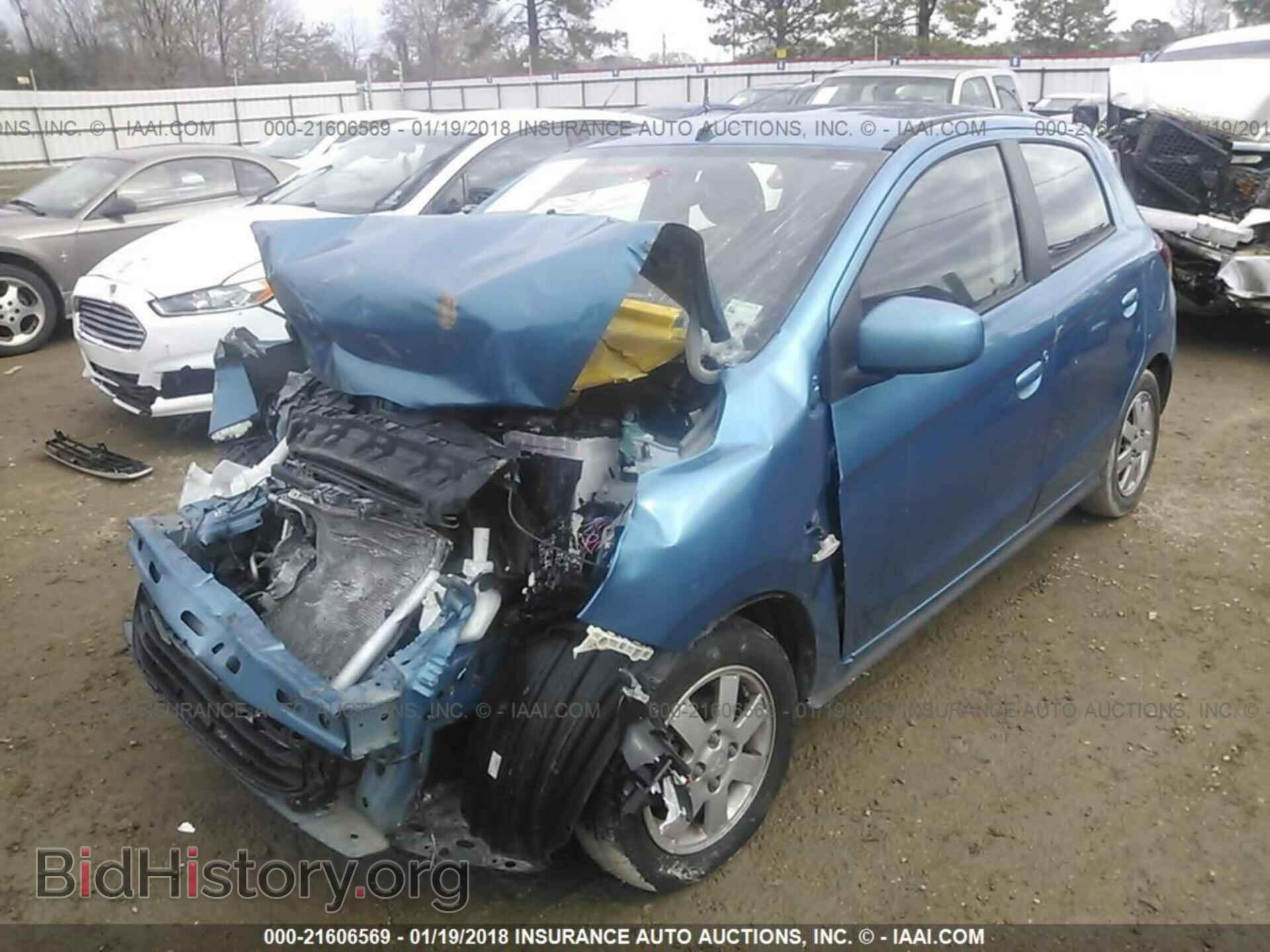 2014 Mitsubishi Mirage - VIN: ML32A4HJ2EH008459 - Фото 2