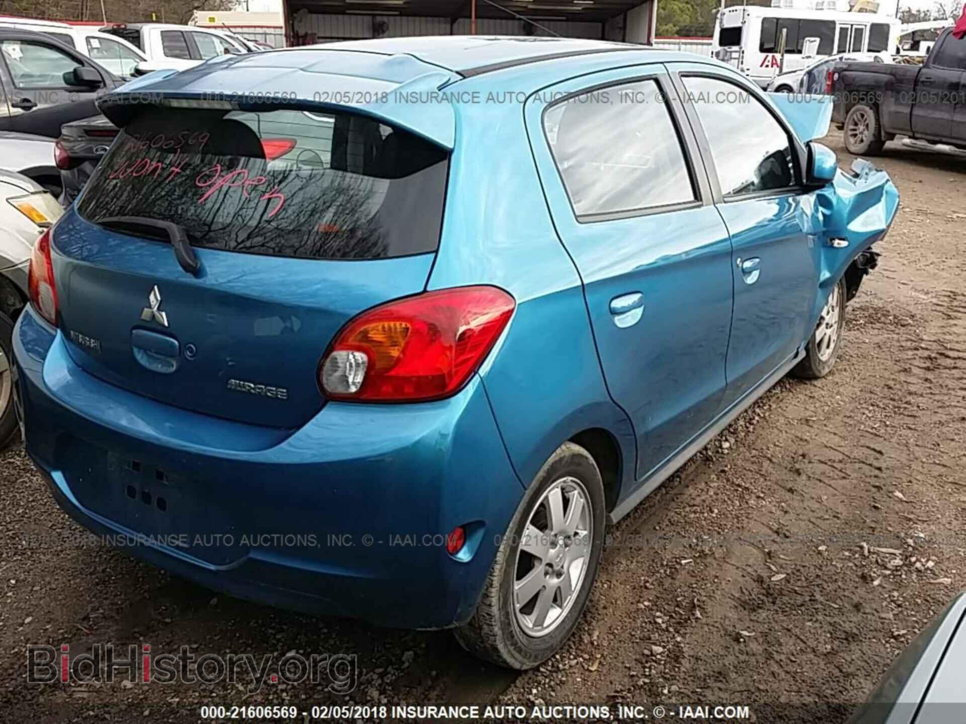 2014 Mitsubishi Mirage - VIN: ML32A4HJ2EH008459 - Фото 4