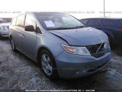 2011 Honda ODYSSEY, голубой — VIN 5FNRL5H96BB063445, IAAI