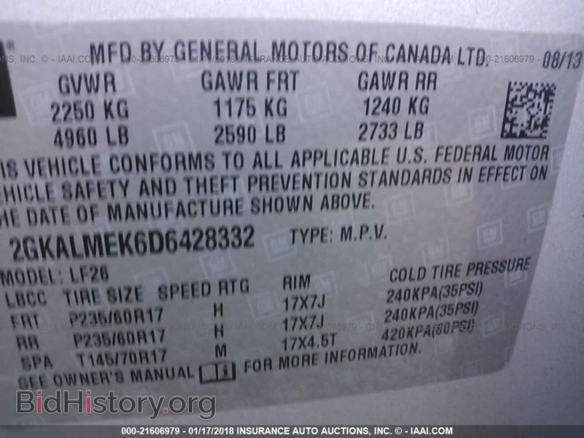 2013 Gmc Terrain - VIN: 2GKALMEK6D6428332 - Photo 9