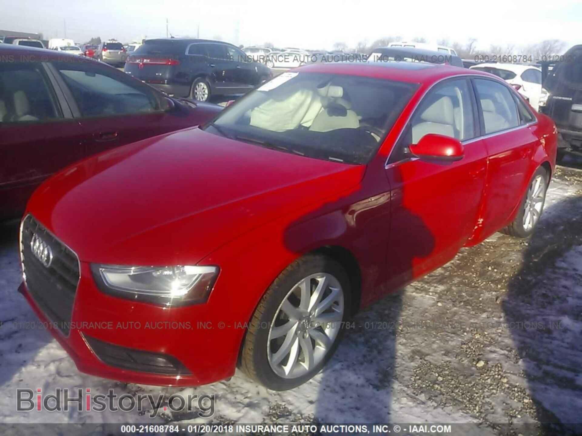2013 Audi A4 - VIN: WAUKFAFL8DN017889 - Фото 2