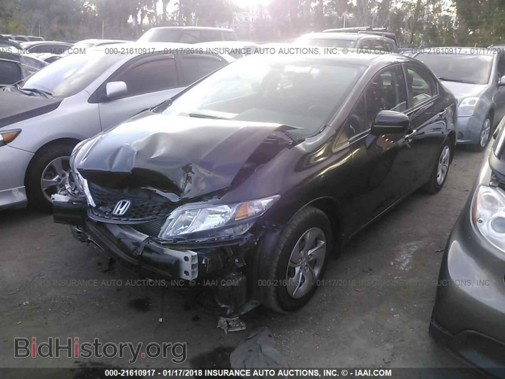 2014 Honda Civic - VIN: 2HGFB2F55EH536031 - Фото 2