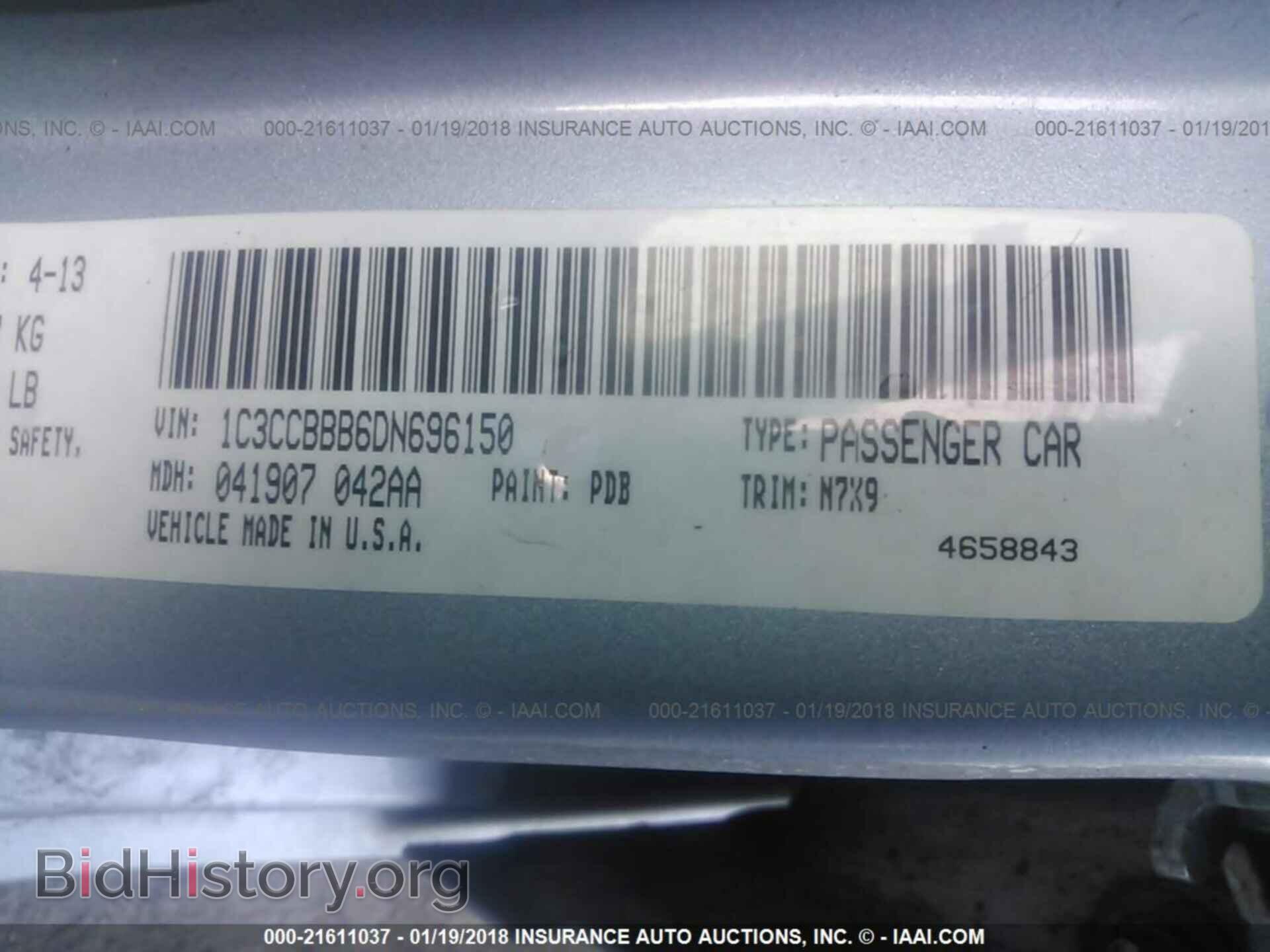 2013 Chrysler 200 - VIN: 1C3CCBBB6DN696150 - Photo 9