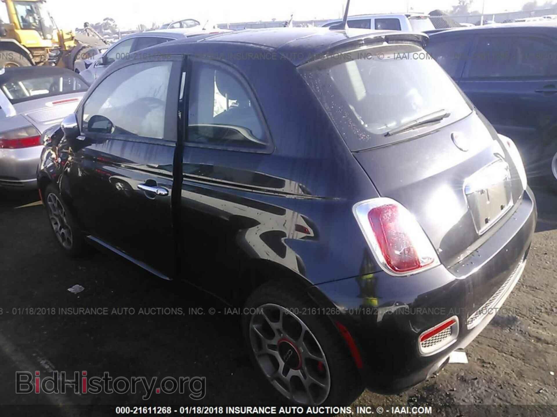 2012 Fiat 500 - VIN: 3C3CFFBR2CT385504 - Фото 3