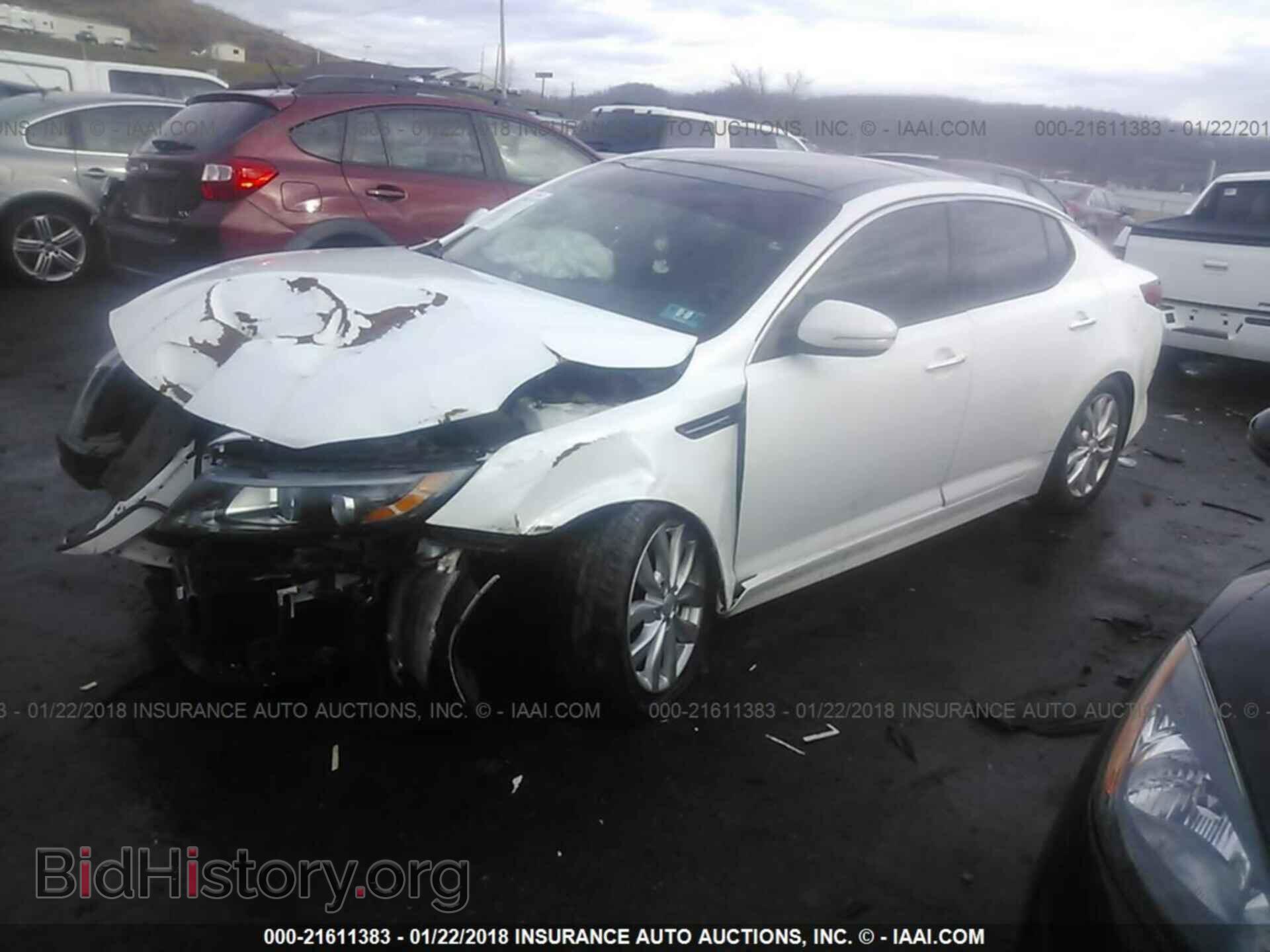2014 Kia Optima - VIN: 5XXGN4A73EG261132 - Фото 2