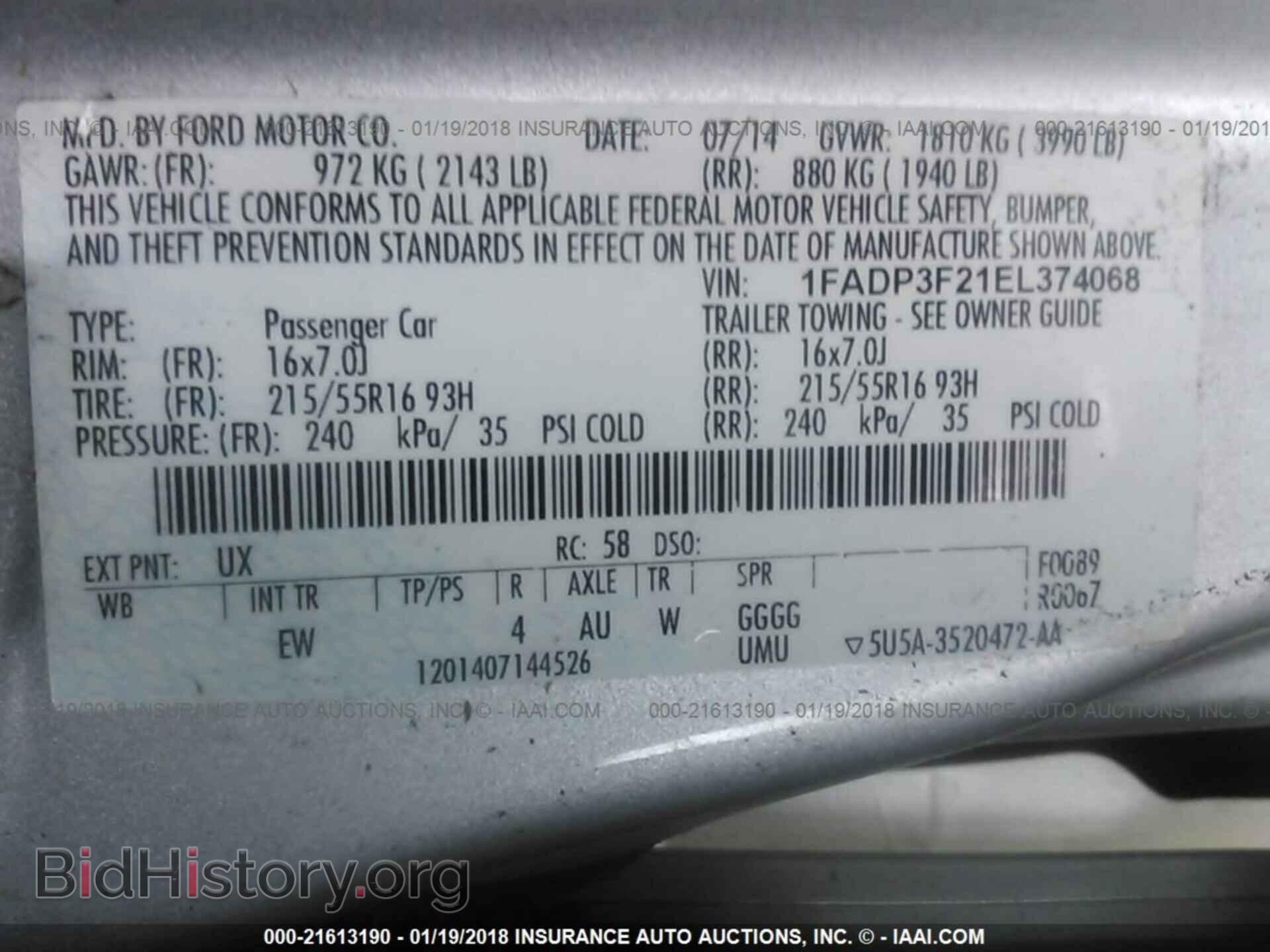 2014 Ford Focus - VIN: 1FADP3F21EL374068 - Photo 9