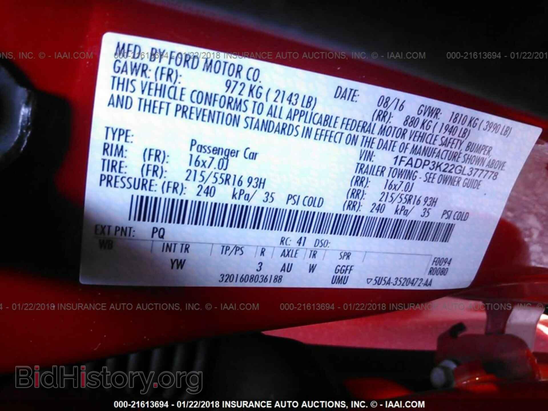 2016 Ford Focus - VIN: 1FADP3K22GL377778 - Photo 9