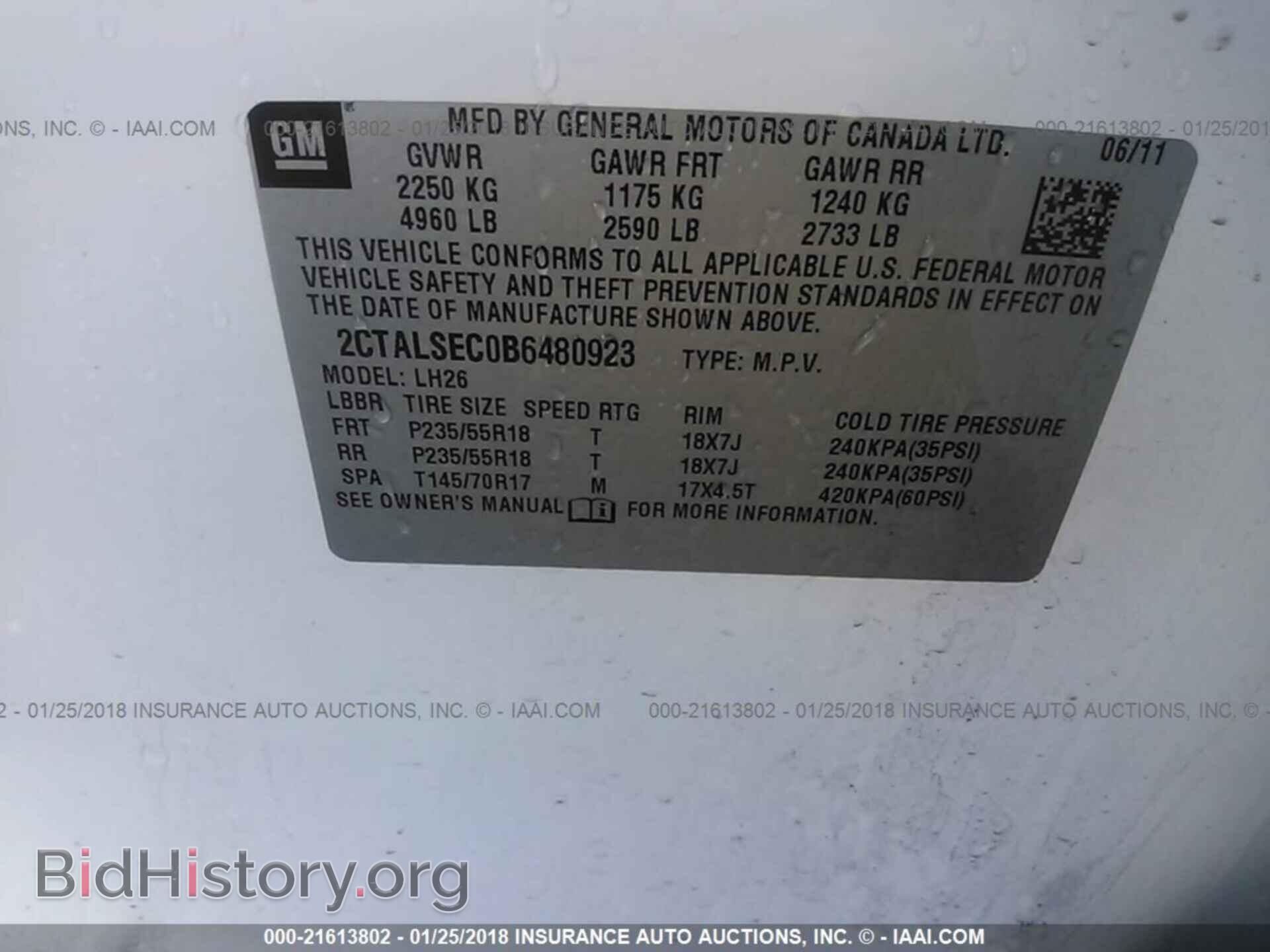 2011 Gmc Terrain - VIN: 2CTALSEC0B6480923 - Photo 9