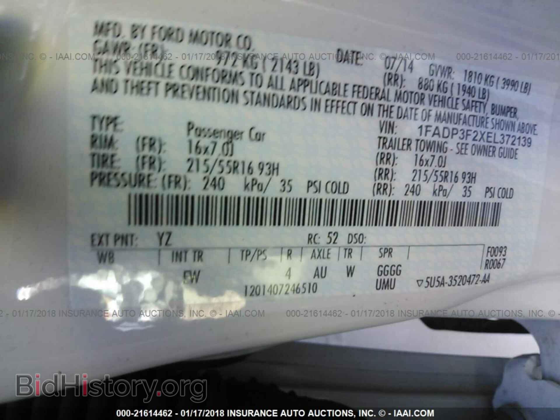 2014 Ford Focus - VIN: 1FADP3F2XEL372139 - Photo 9