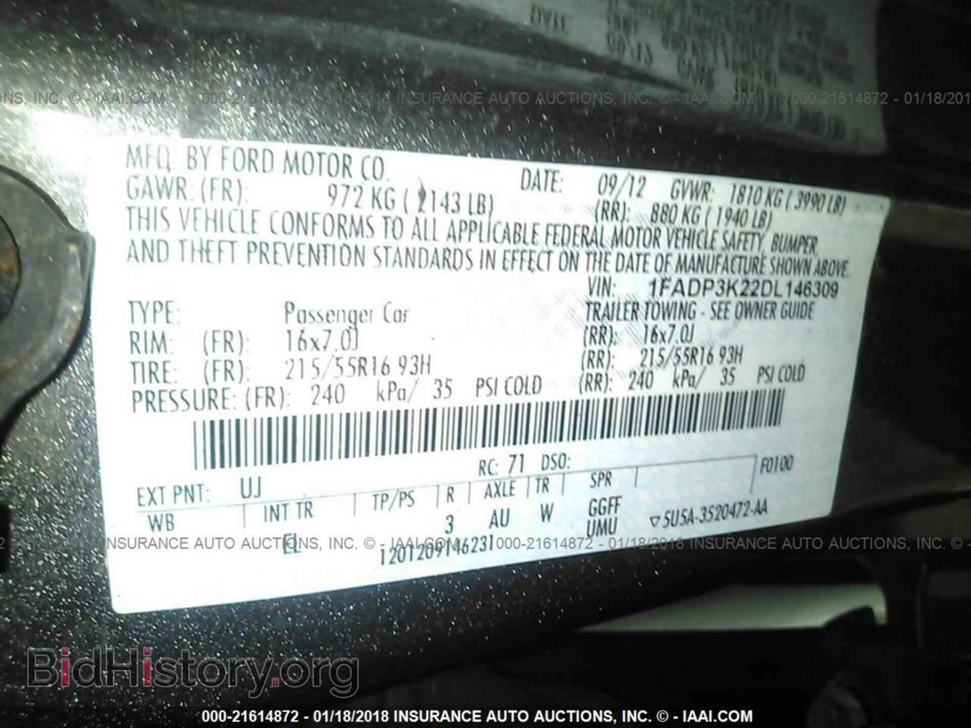 2013 Ford Focus - VIN: 1FADP3K22DL146309 - Photo 9