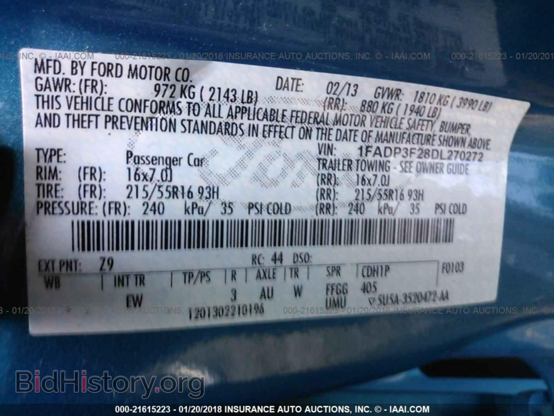 2013 Ford Focus - VIN: 1FADP3F28DL270272 - Photo 9