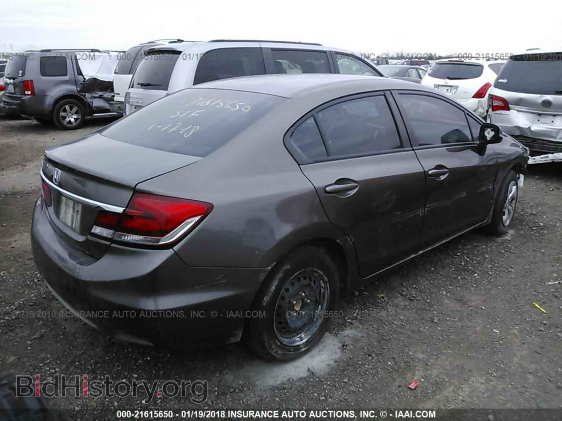 2013 Honda Civic - VIN: 2HGFB2F56DH595023 - Фото 4