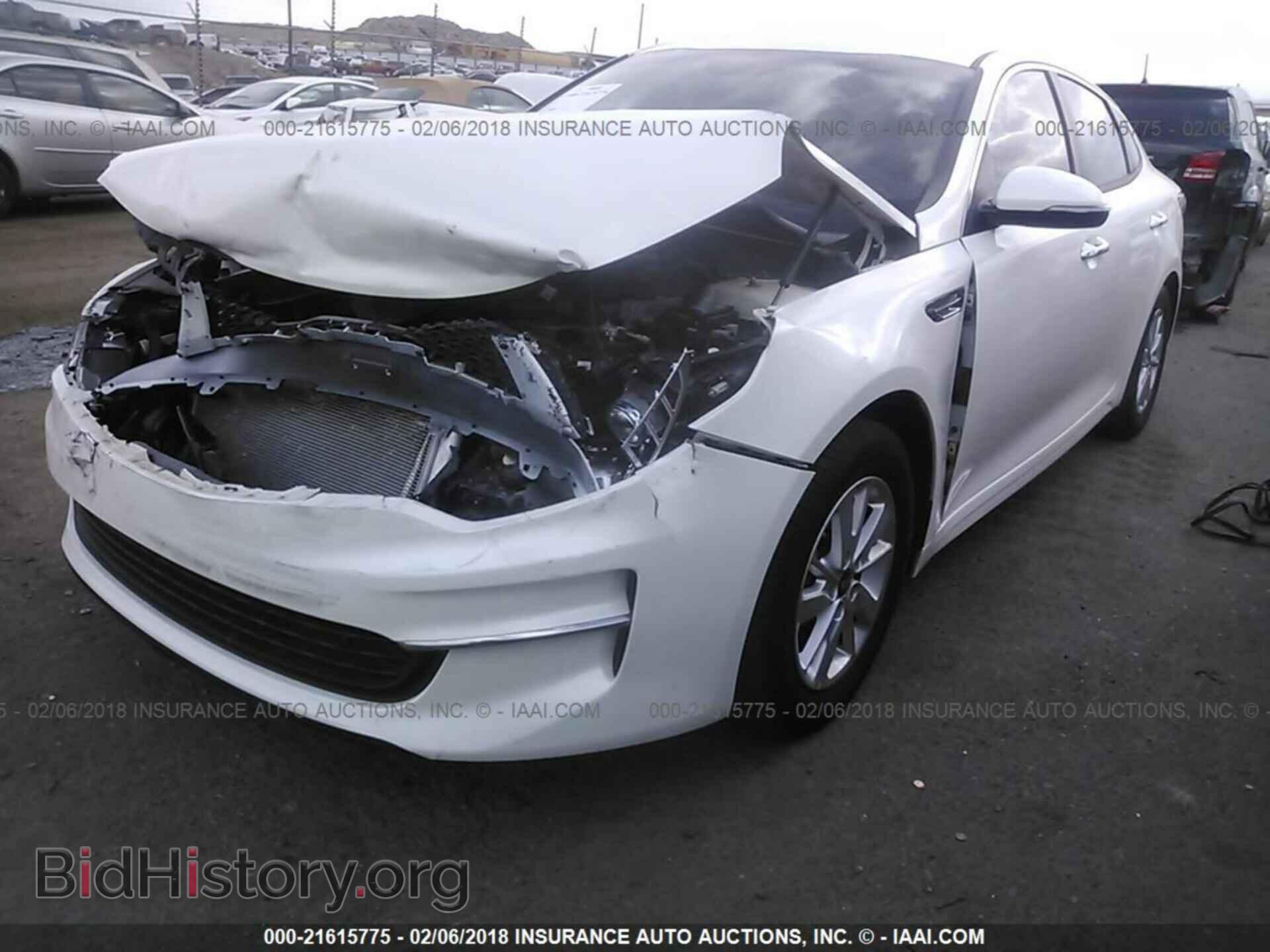 2016 Kia Optima - VIN: KNAGT4L33G5074316 - Фото 2