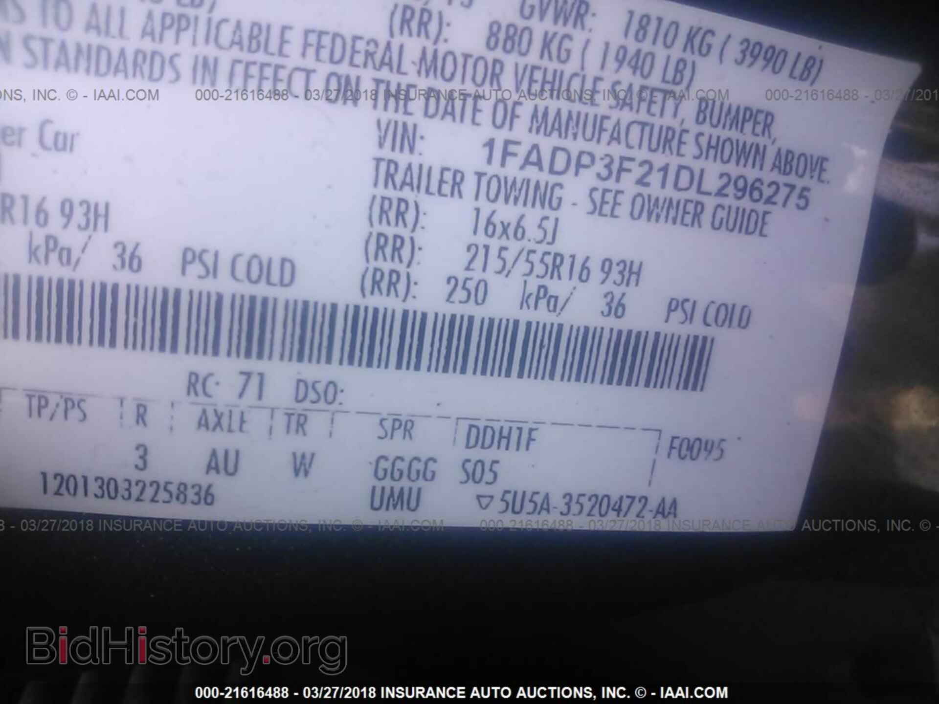 2013 Ford Focus - VIN: 1FADP3F21DL296275 - Photo 9