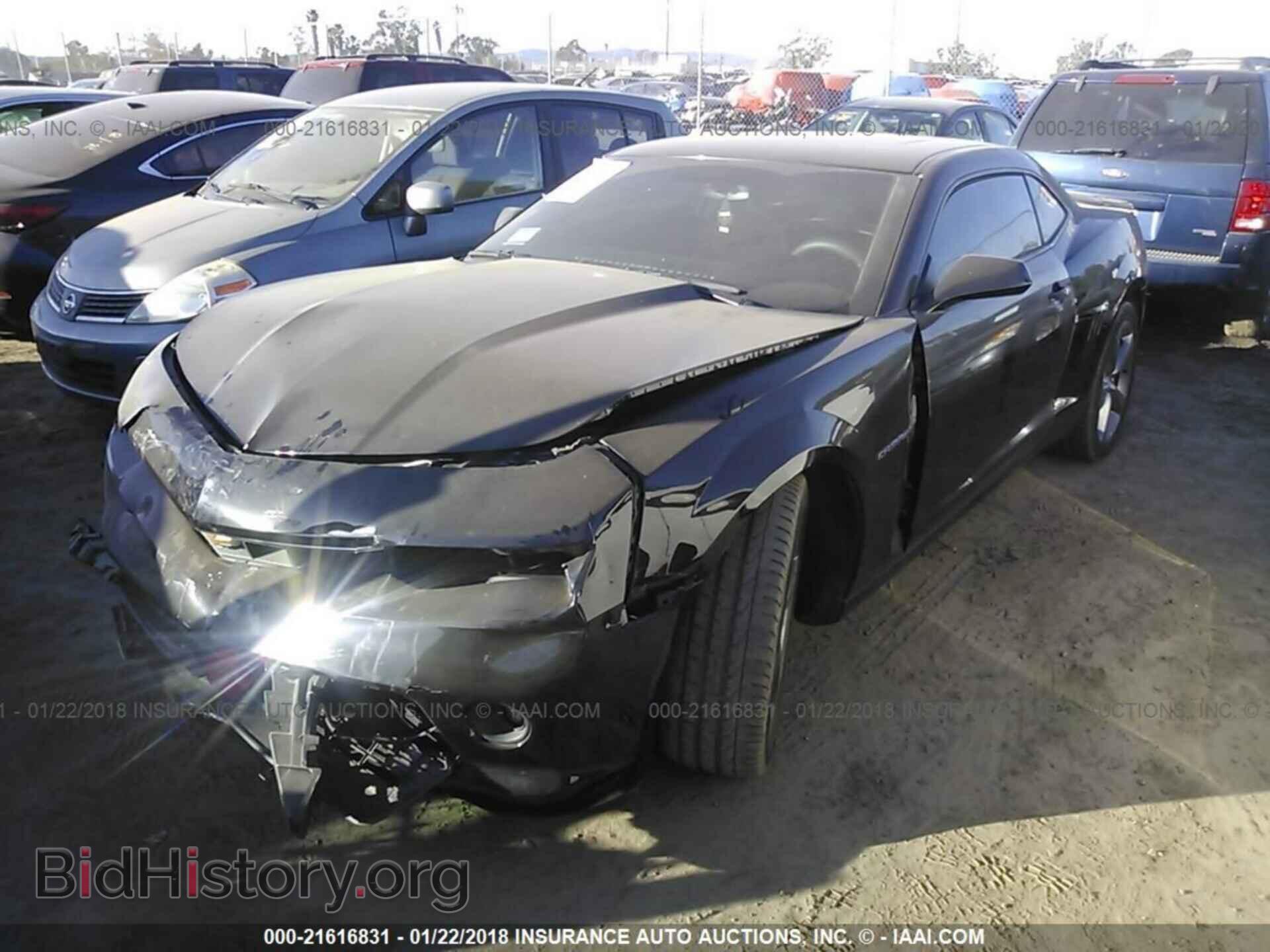2014 Chevrolet Camaro - VIN: 2G1FB1E38E9187460 - Фото 2