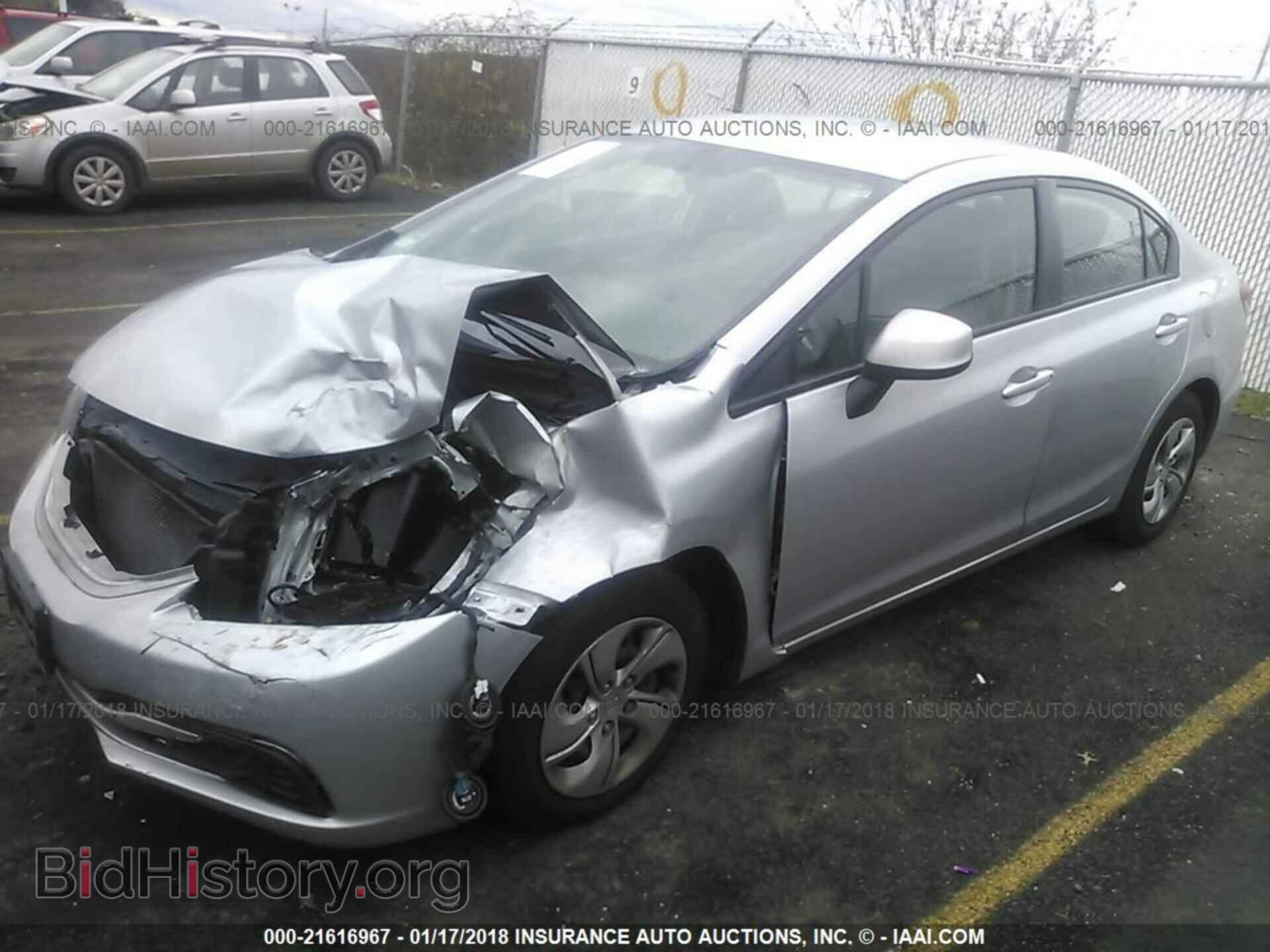 2013 Honda Civic - VIN: 19XFB2F50DE076043 - Фото 2