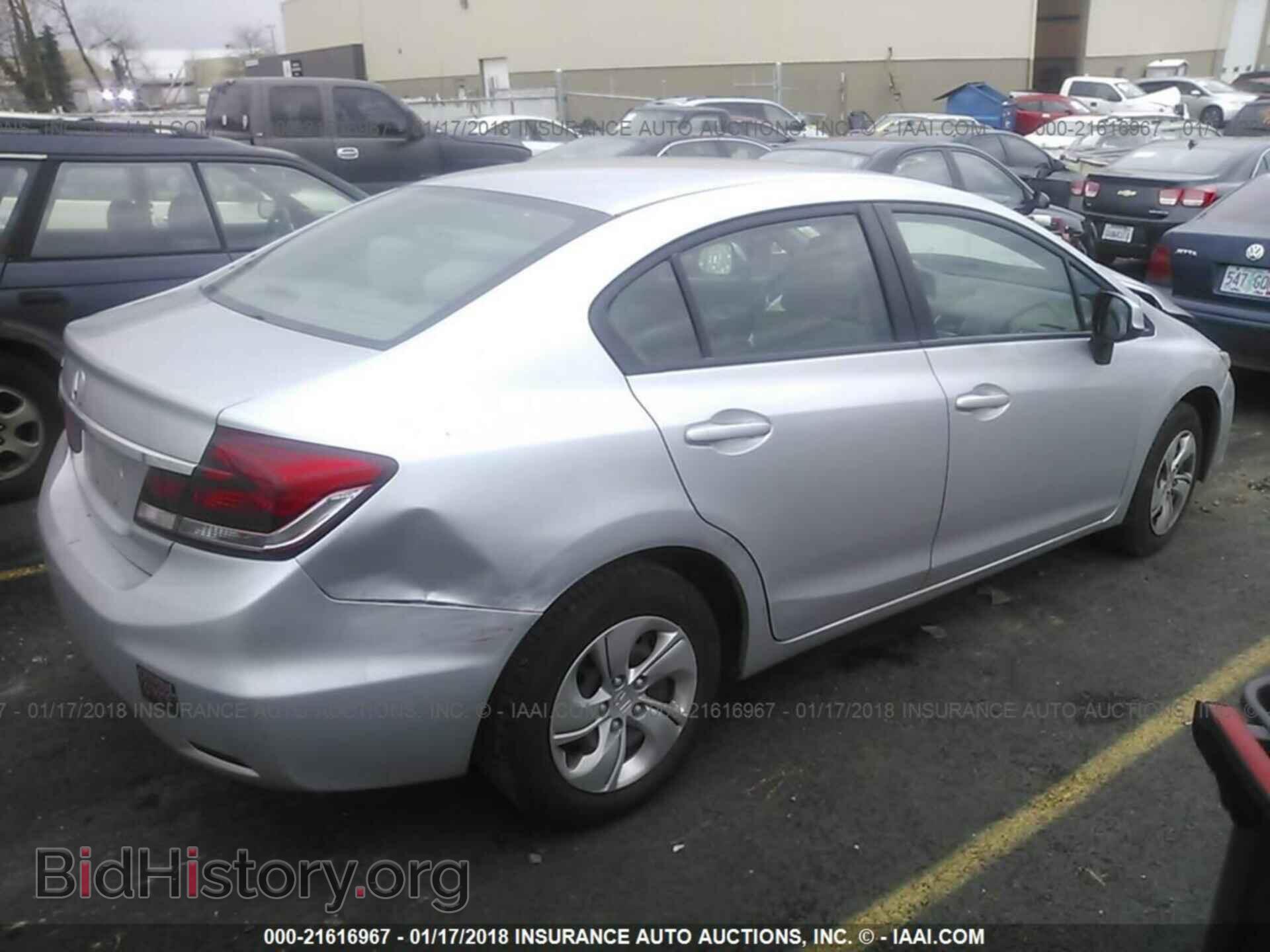 2013 Honda Civic - VIN: 19XFB2F50DE076043 - Фото 4