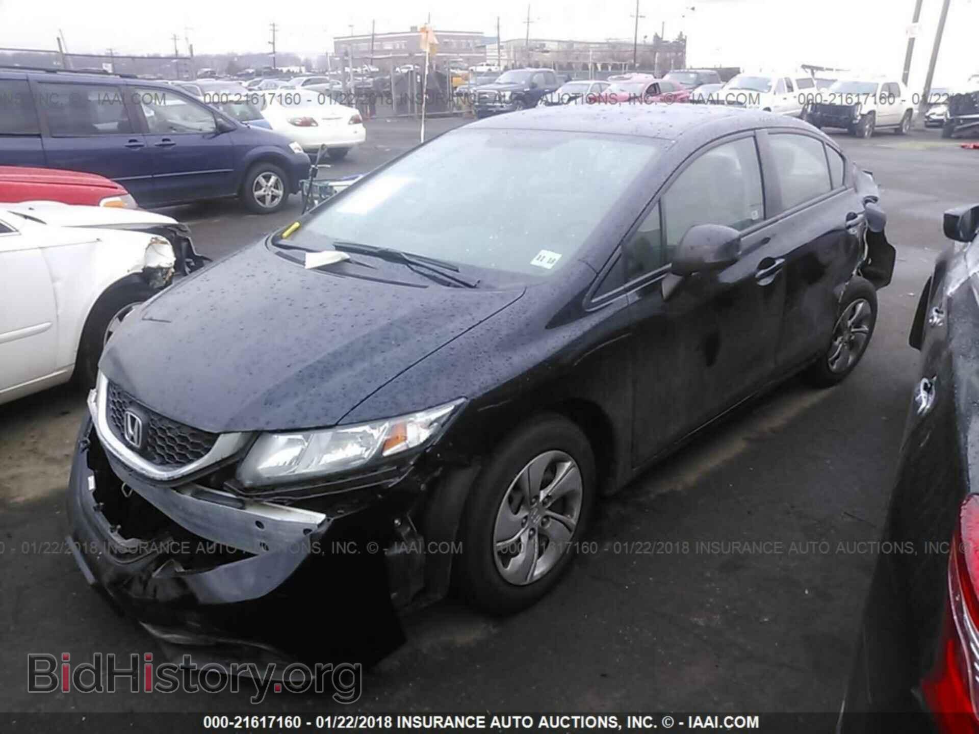 2013 Honda Civic - VIN: 2HGFB2F5XDH574434 - Фото 2